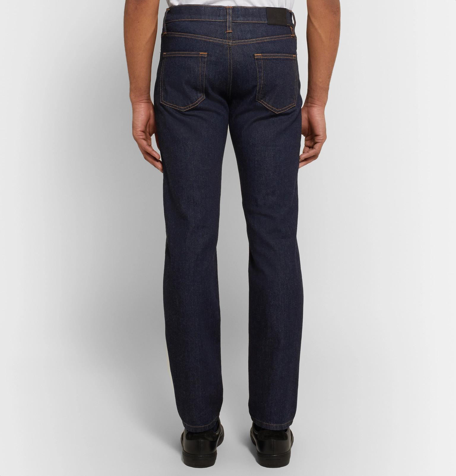 Dunhill Slim-fit Denim Jeans in Dark Denim (Blue) for Men - Lyst