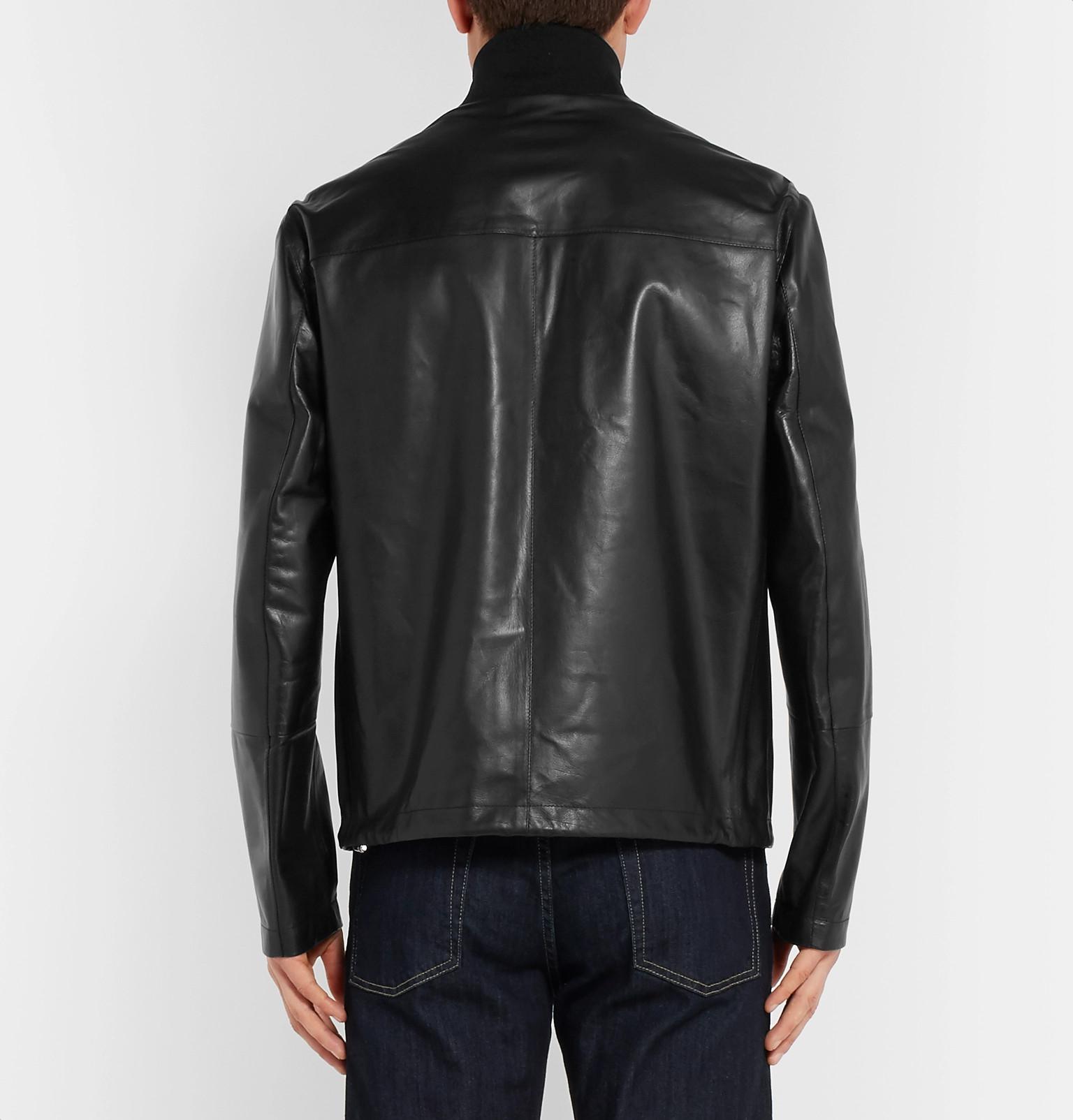alfred dunhill leather jacket