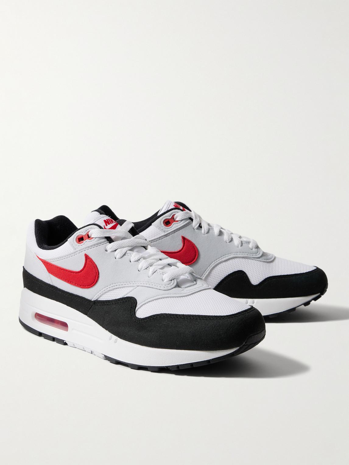 Nike air max 1 anniversary qs - white/dark obsidian/neutral grey/black cheap