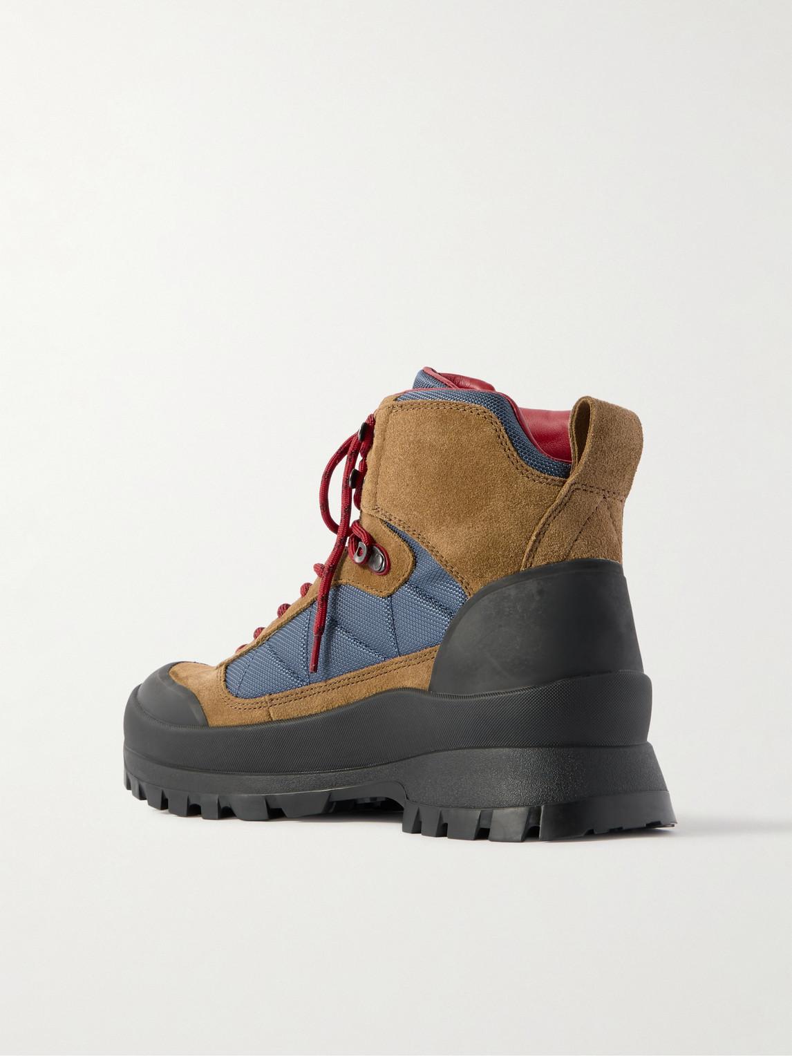 Polo Ralph Lauren Logan Alpine Rubber- And Mesh-Trimmed Suede