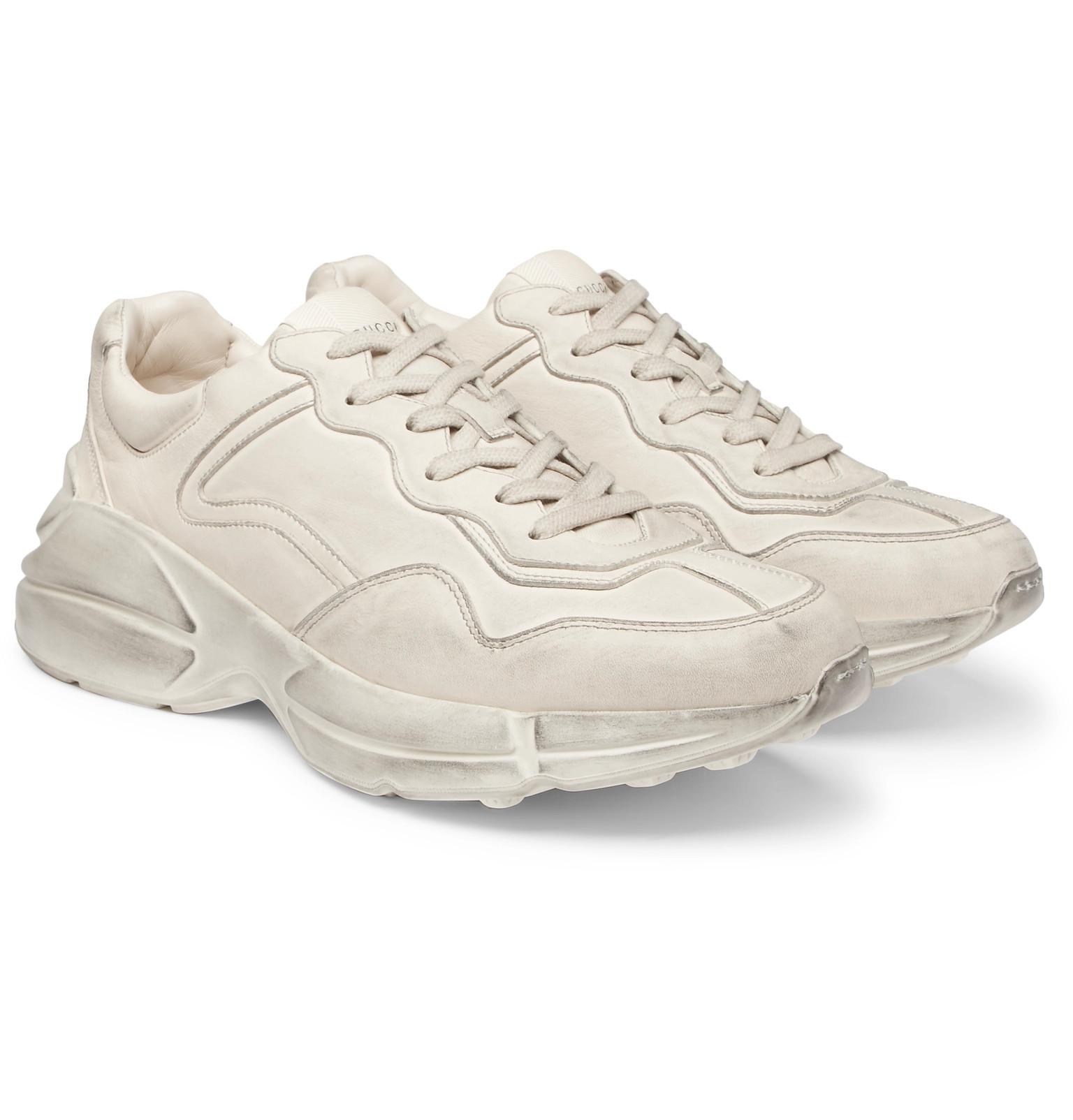 all white gucci shoes