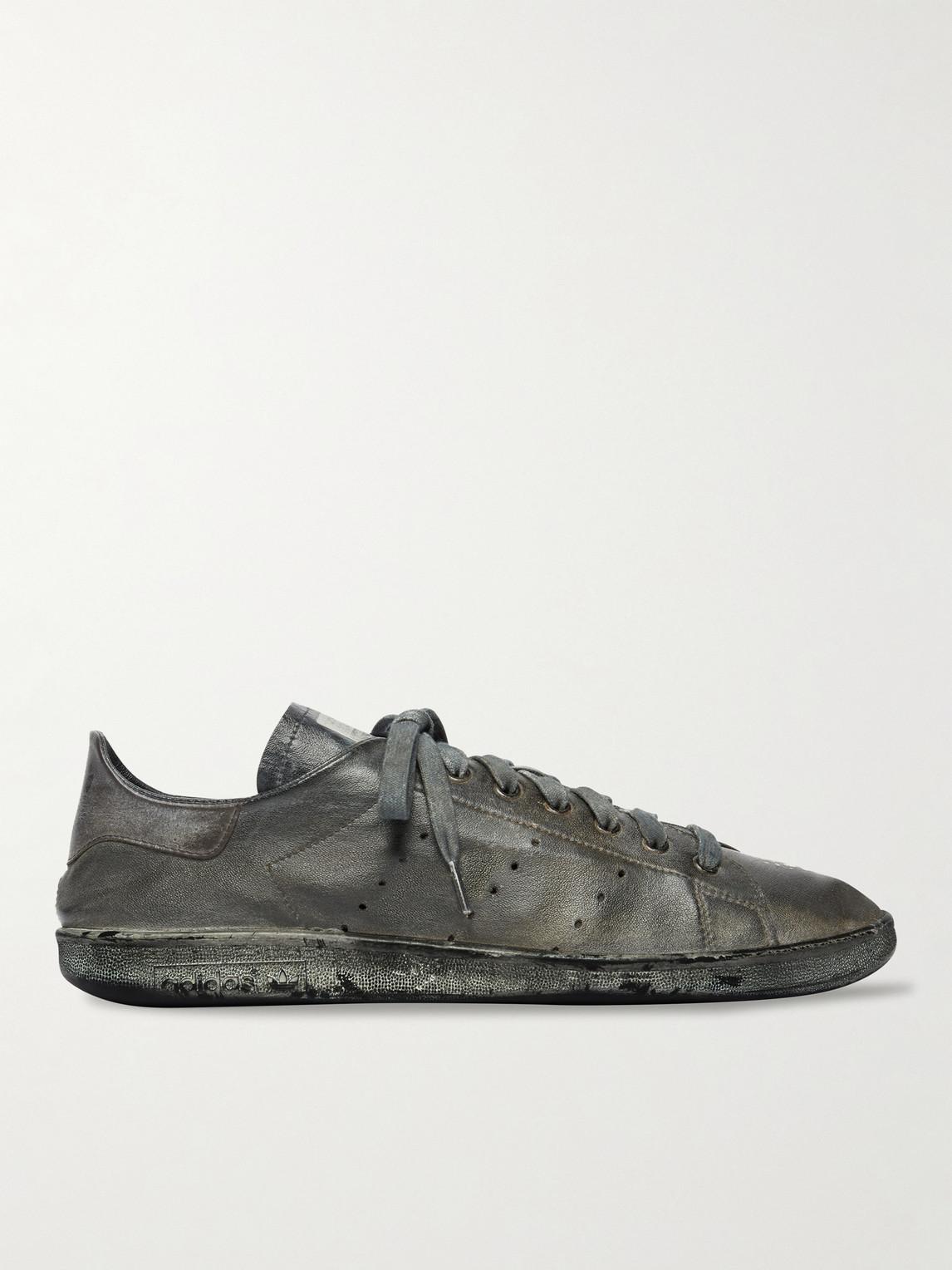 Stan smith cheap camoscio nero