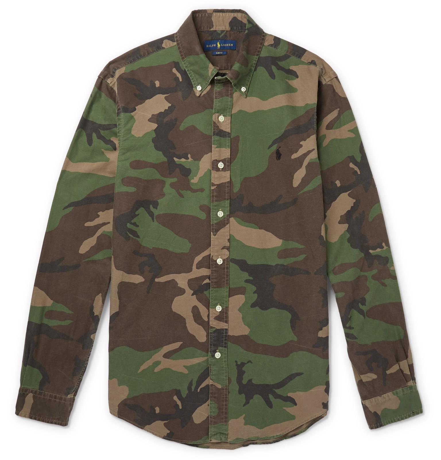 camo polo ralph lauren shirt