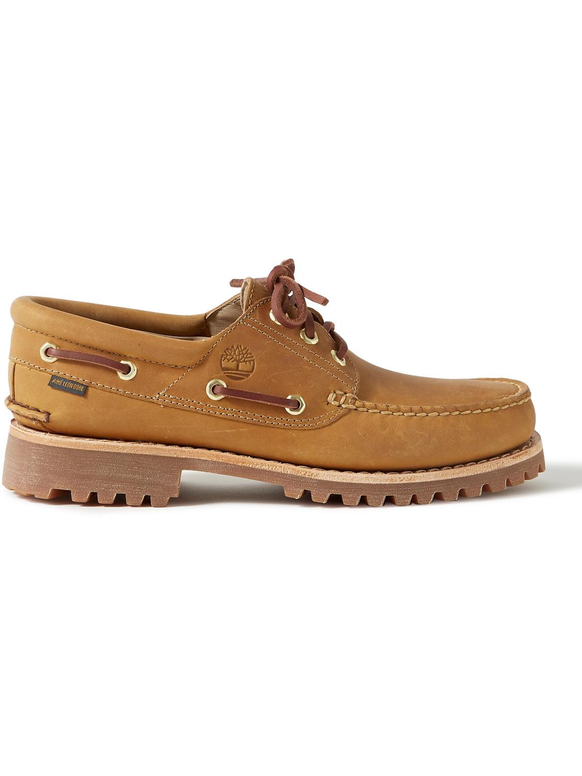 Timberland Aimé Leon Dore 3-eye Lug Nubuck Boat Shoes in Brown for Men |  Lyst