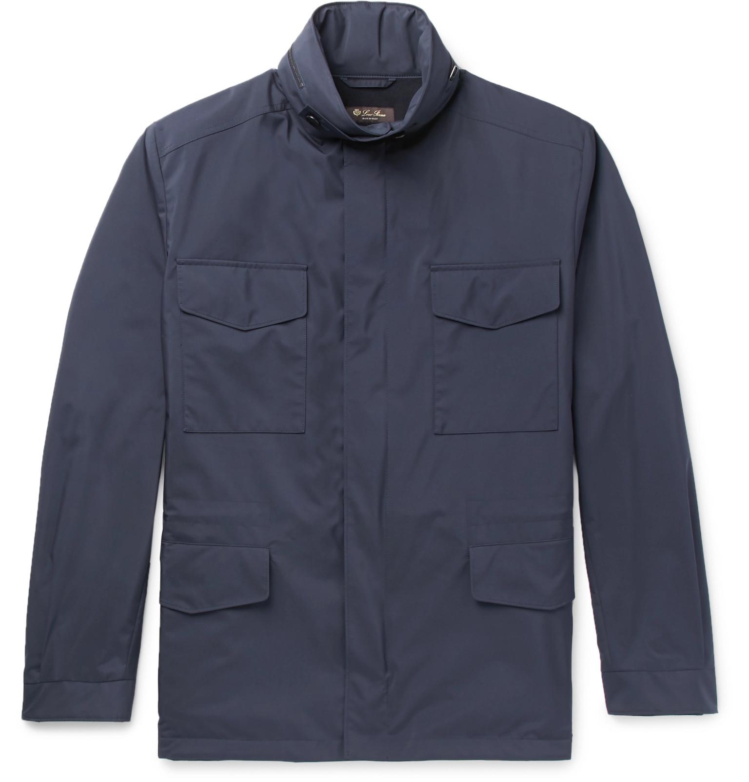 Loro Piana Cashmere Traveller Windmate Storm System Shell Field Jacket