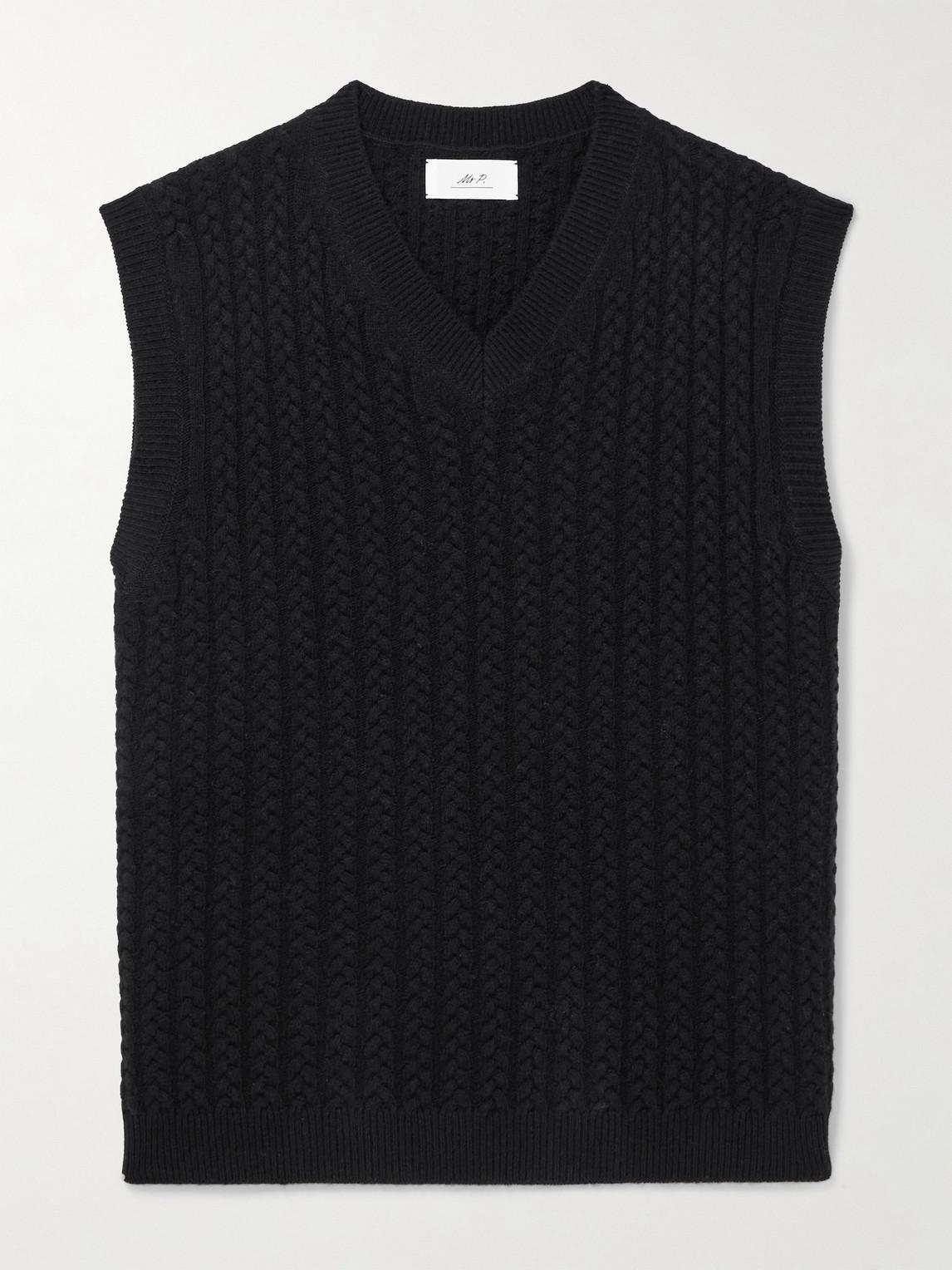 Black cashmere vest hotsell