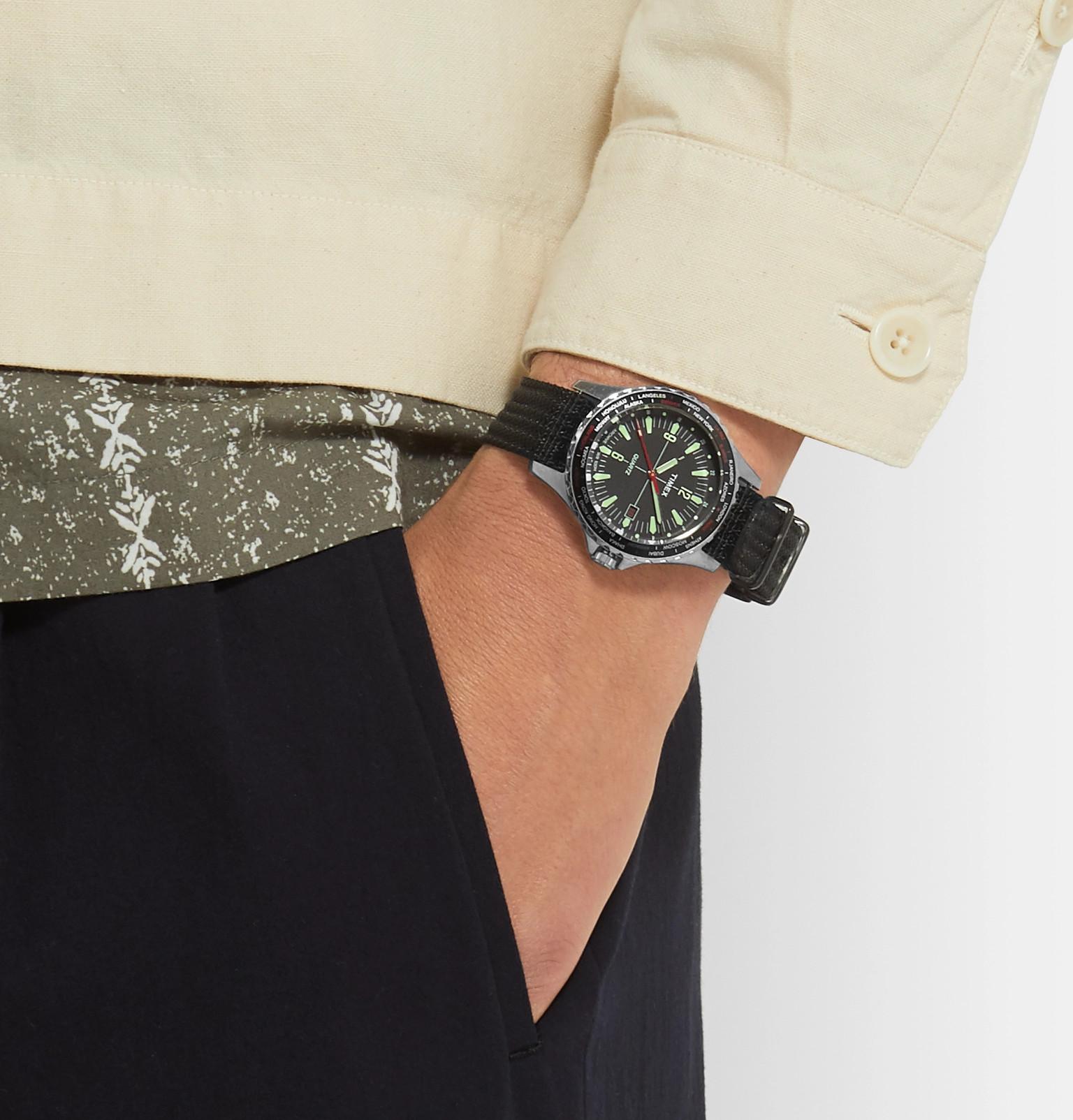 Timex archive navi world time watch deals