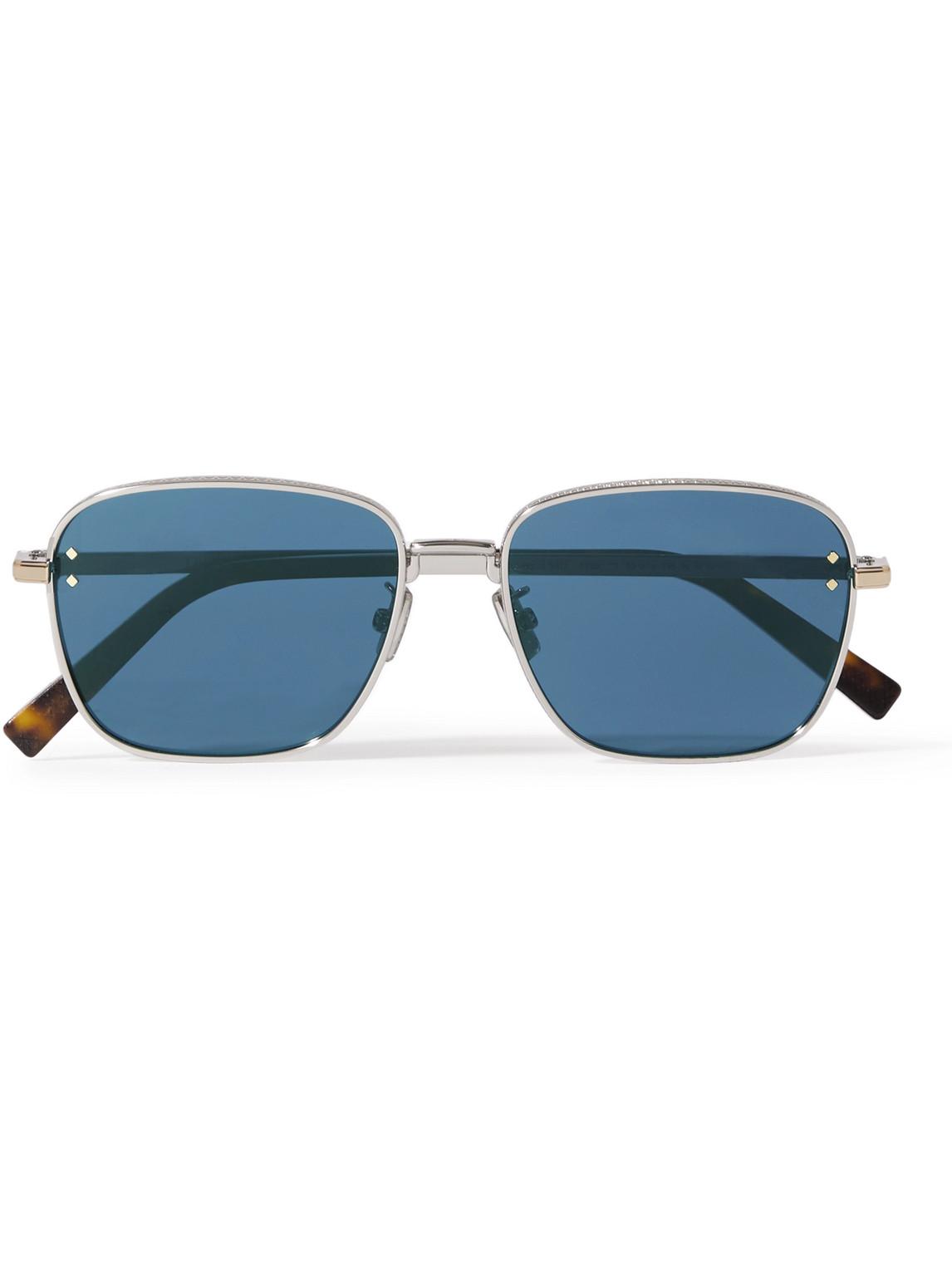 Dior Cd Diamond S4u Dframe Silvertone And Tortoiseshell Acetate