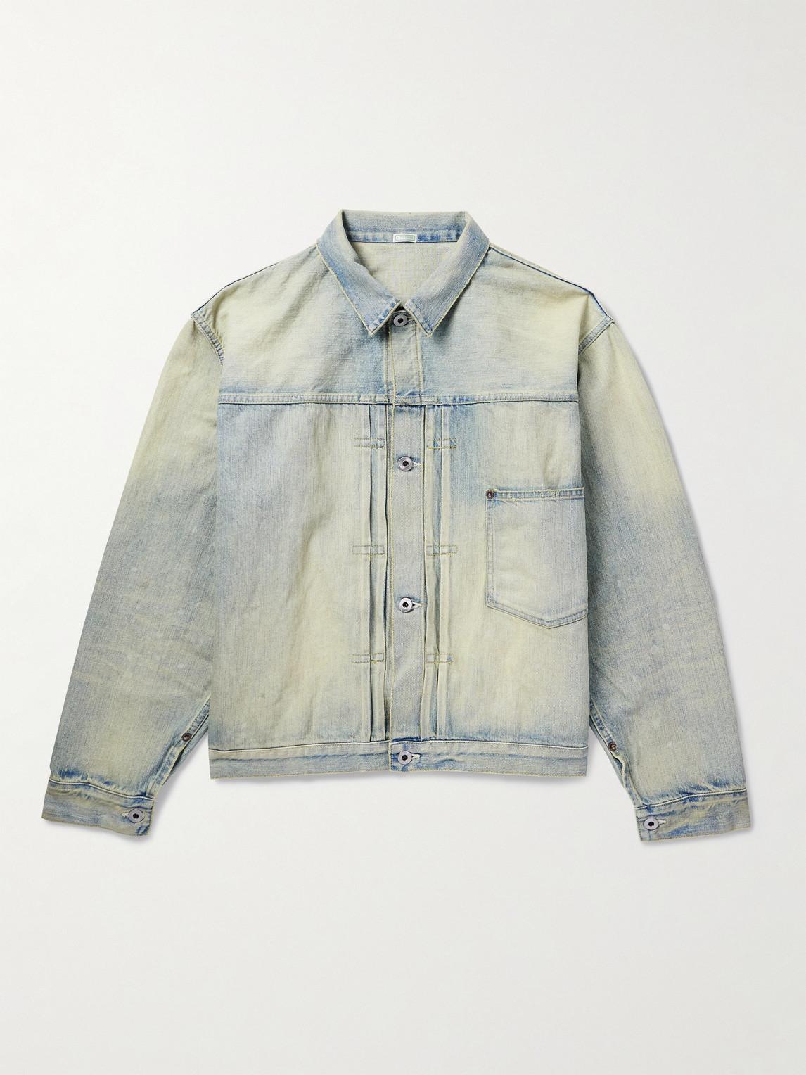 A.PRESSE 1St Type Denim Jacket in Blue for Men | Lyst UK