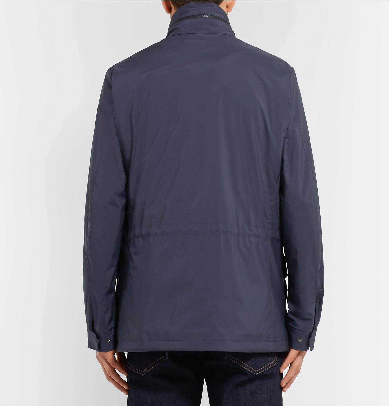 Loro Piana Cashmere Traveller Windmate Storm System Shell Field Jacket