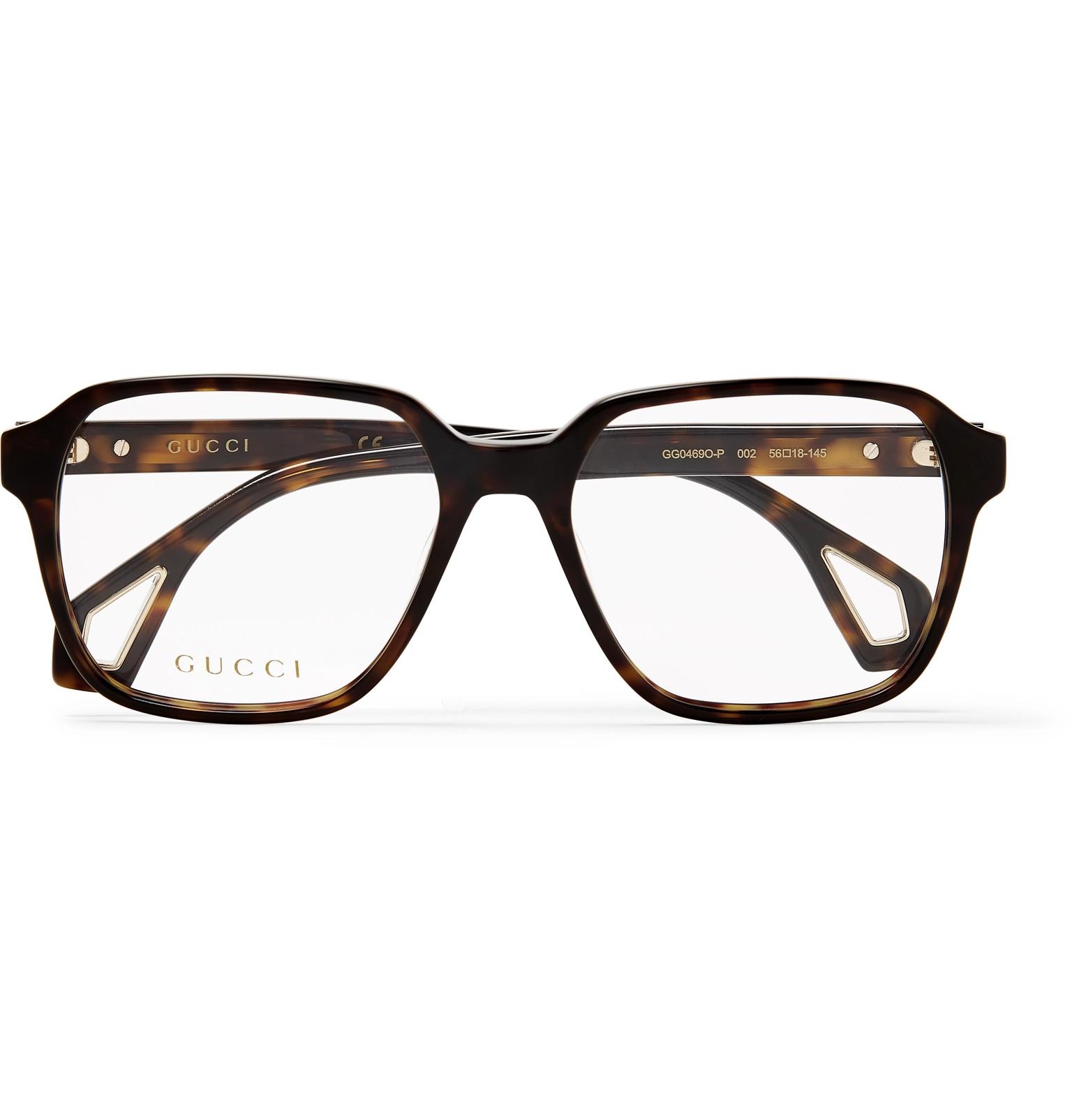 gucci tortoise shell frames