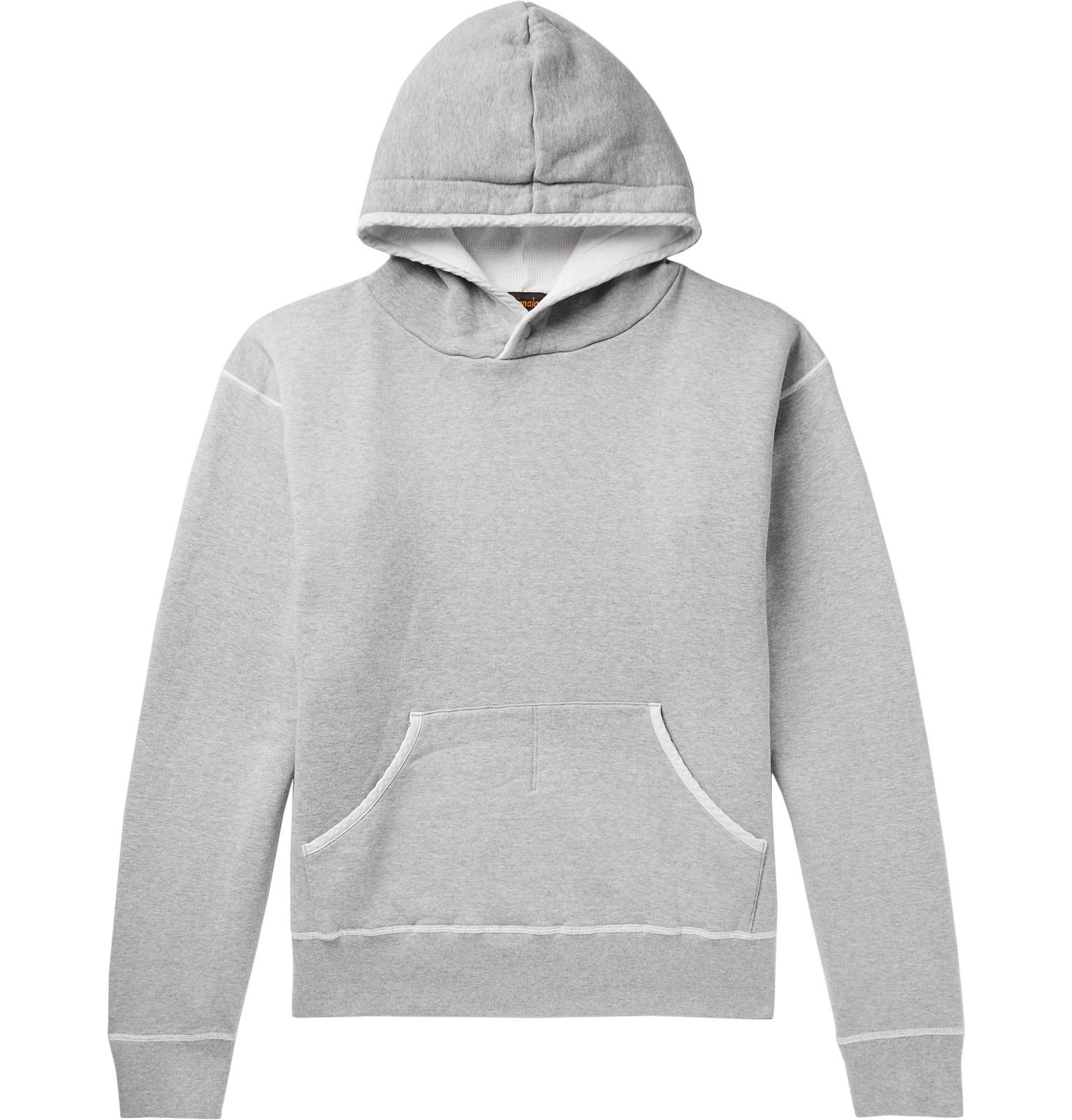 Download Chimala Oversized Mélange Fleece-back Cotton-jersey Hoodie ...