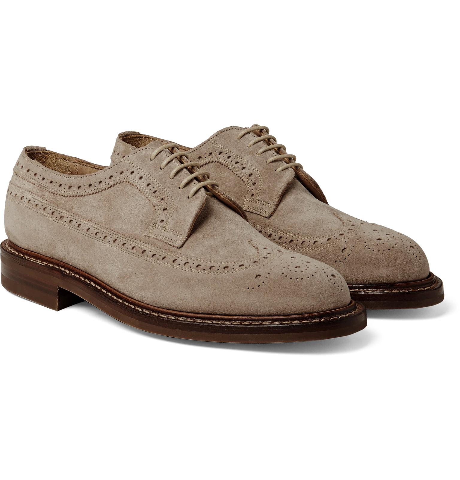 cheaney suede brogues
