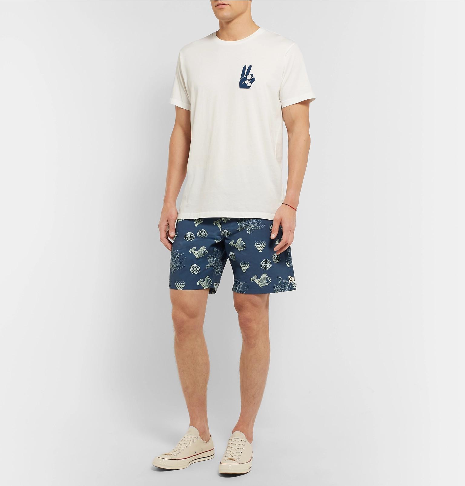 wide leg swim shorts