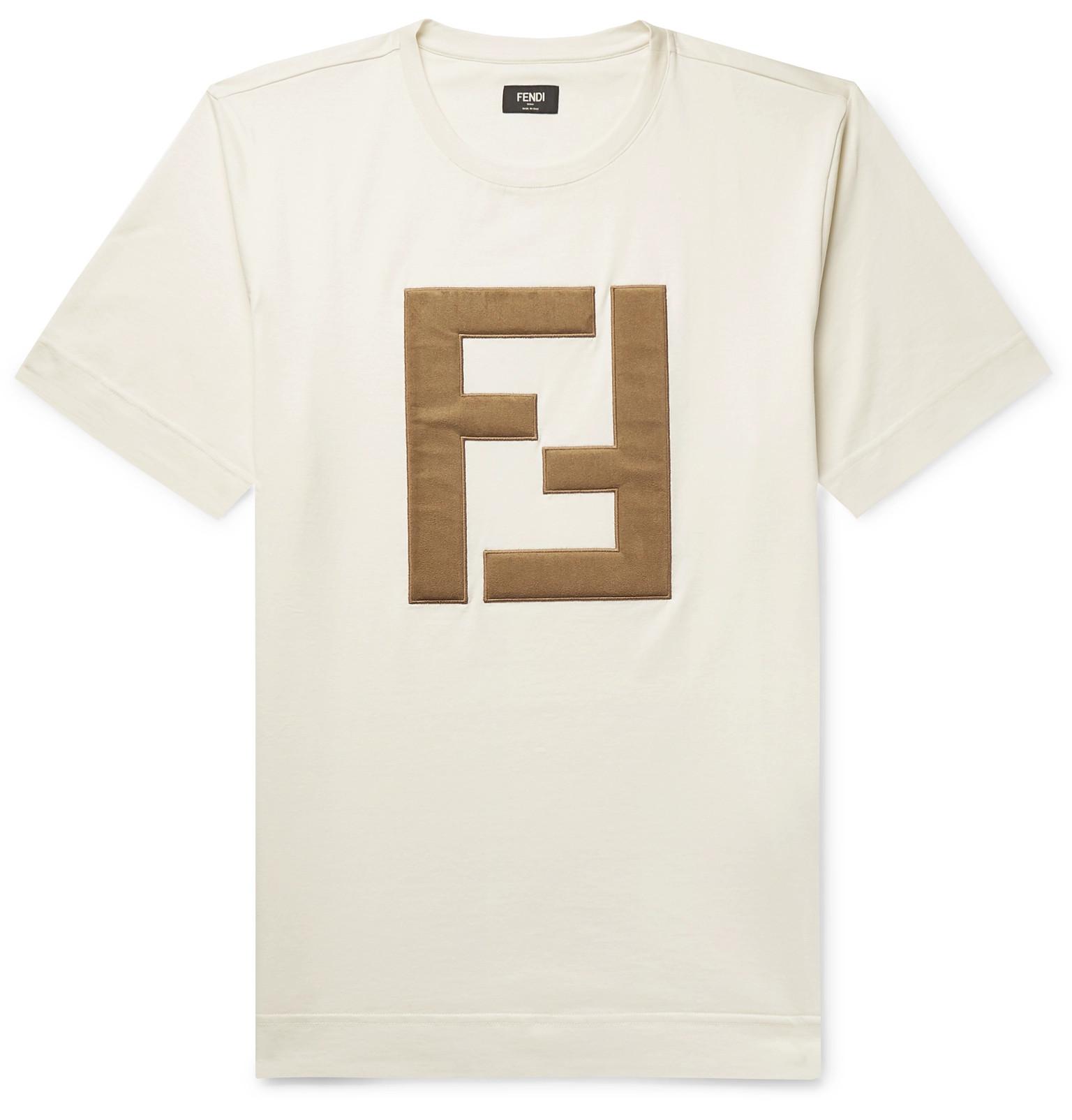 white fendi shirt