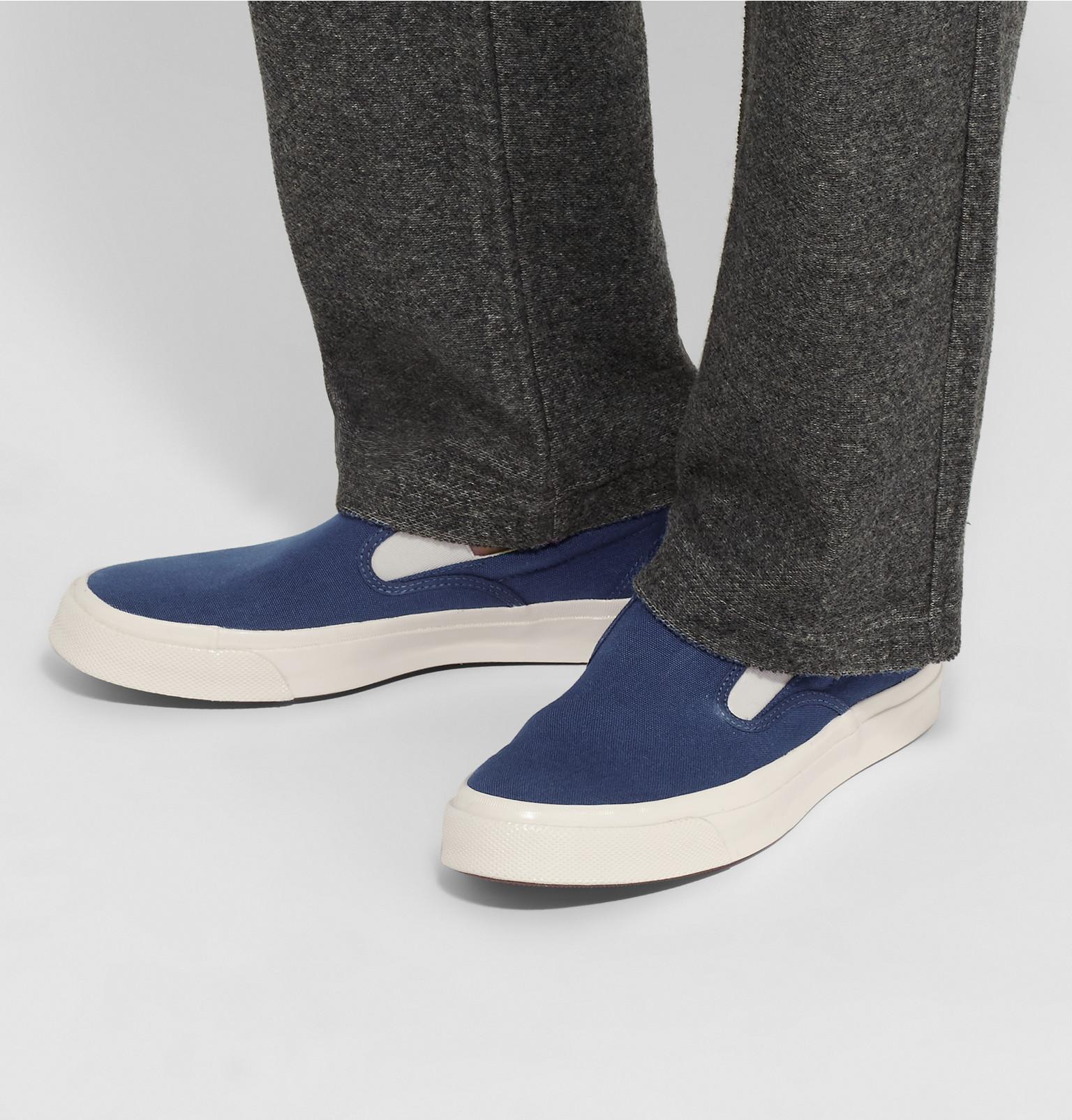 Converse Deck Star 70 Canvas Slip-on Sneakers in Blue for Men | Lyst