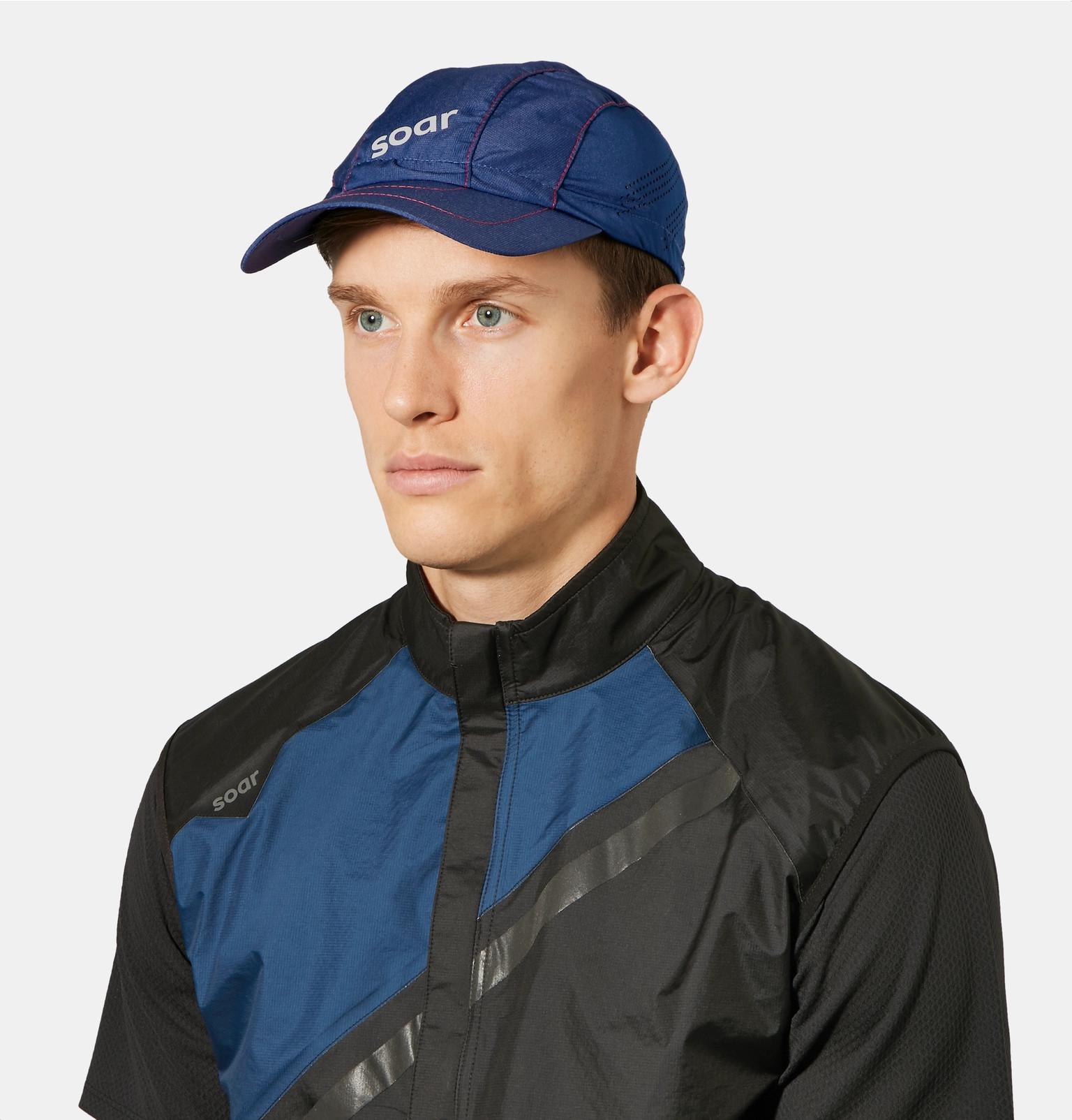 Soar Running Synthetic Shell Cap in 