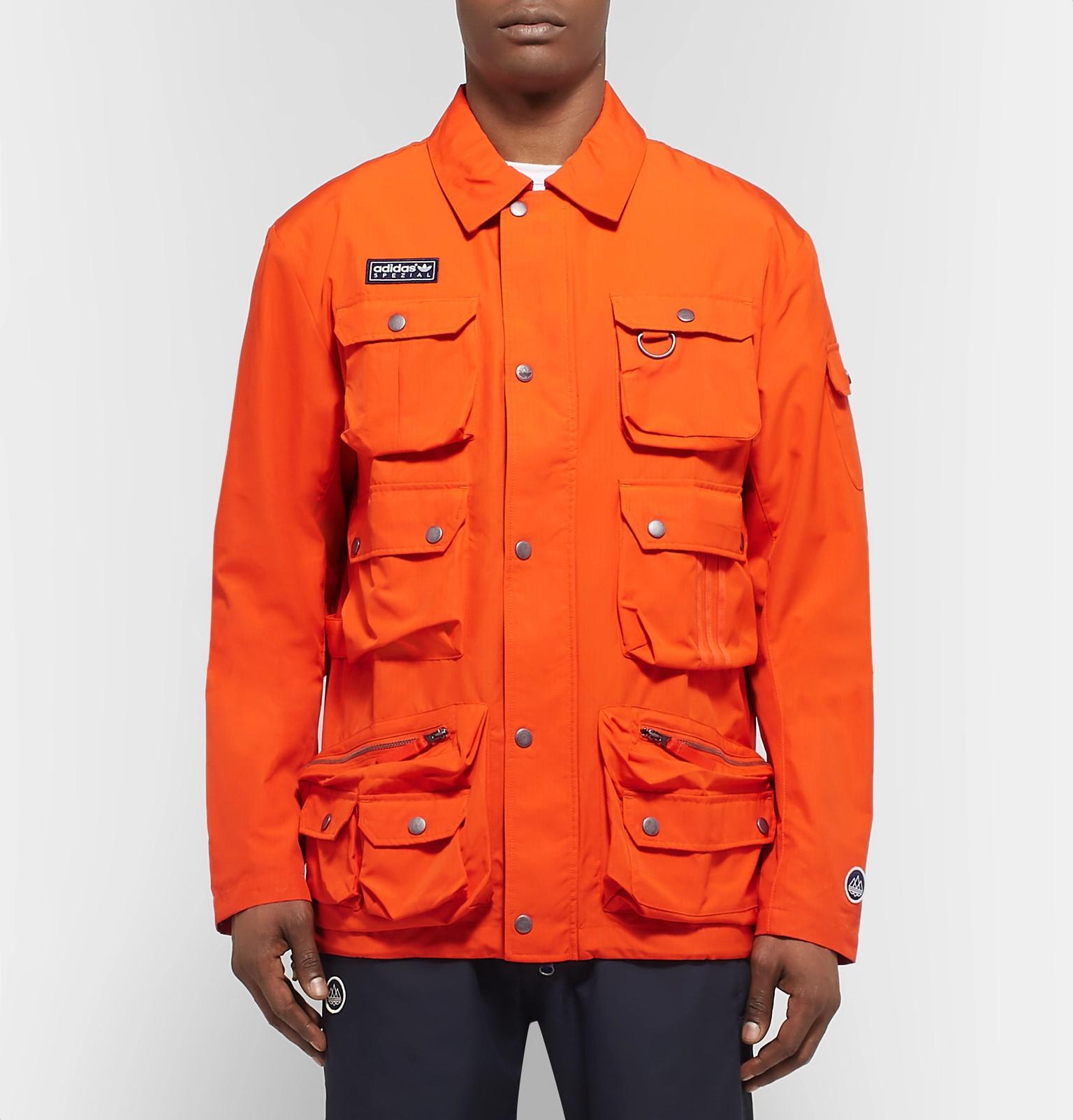 adidas spezial orange jacket - >Free