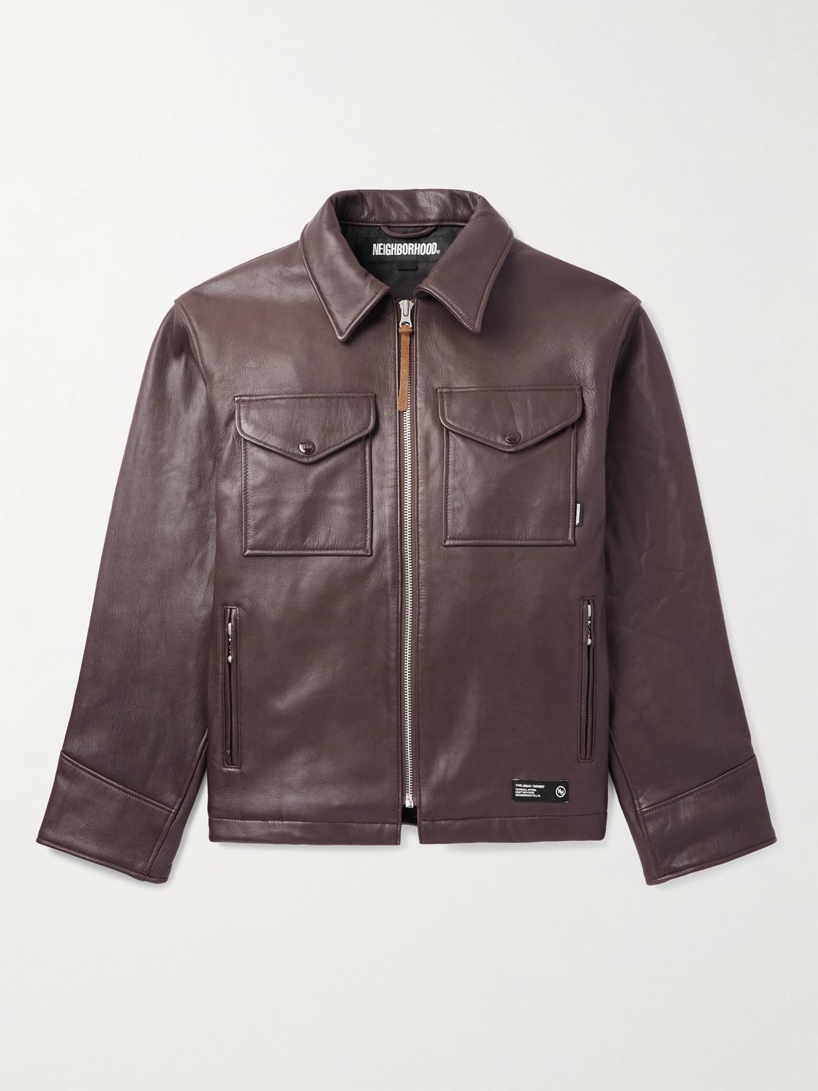 ジャケット・アウター NEIGHBORHOOD 25SS LEATHER PM JACKET Neighborhood Pm Leather Jacket in Brown for Men | Lyst UK