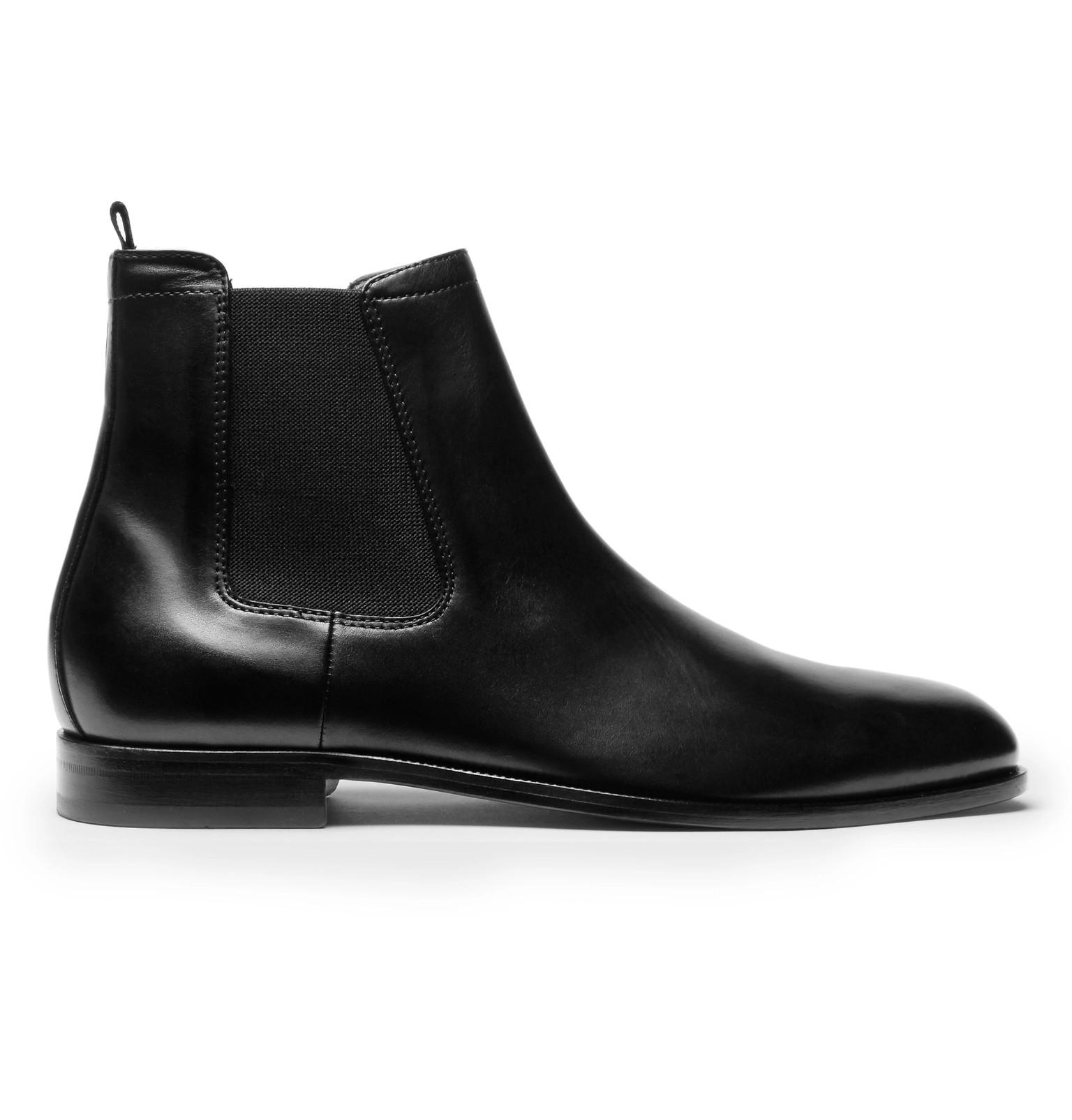 hugo boss appalachia leather chelsea boots