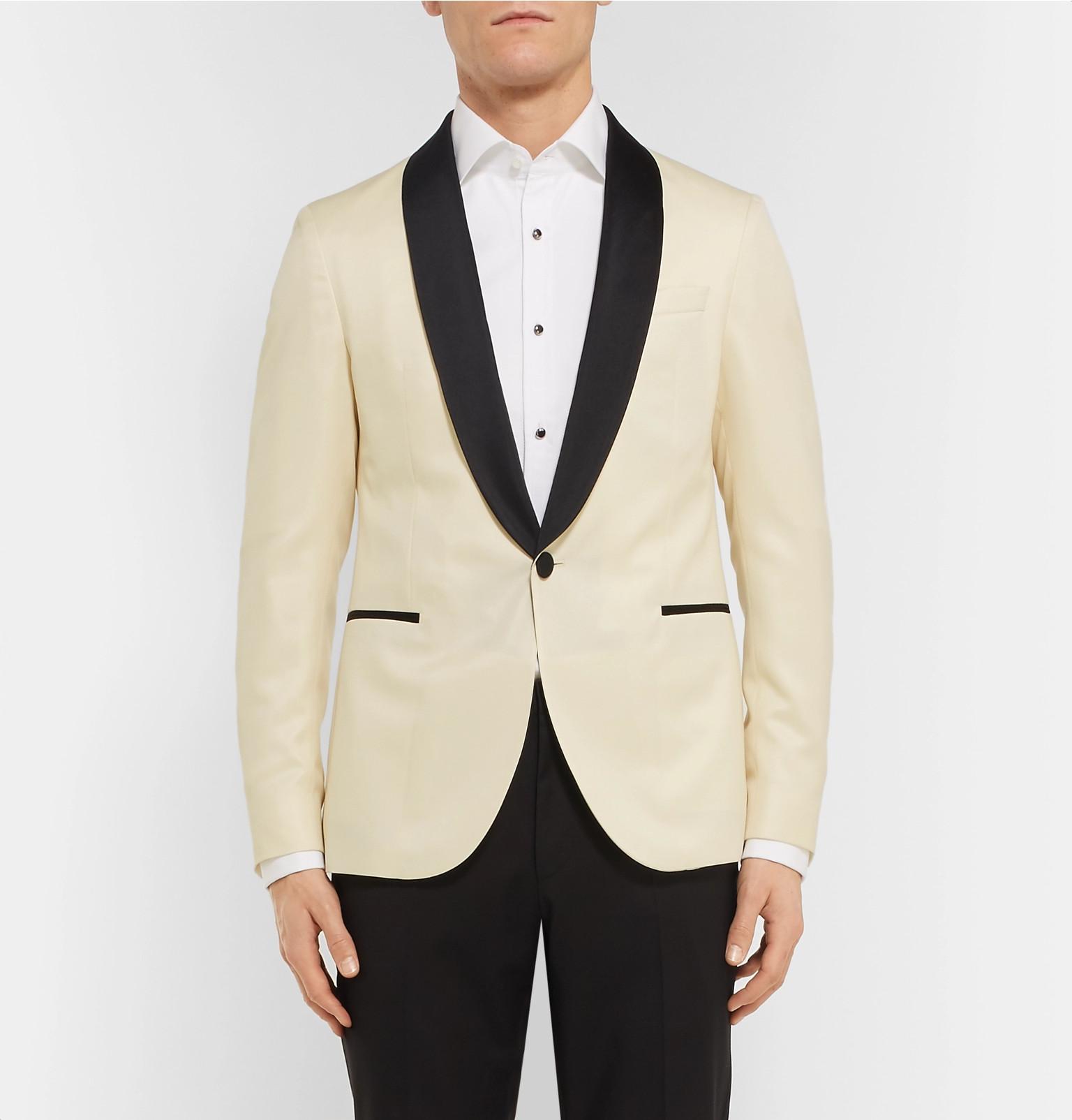 hugo boss white dinner jacket
