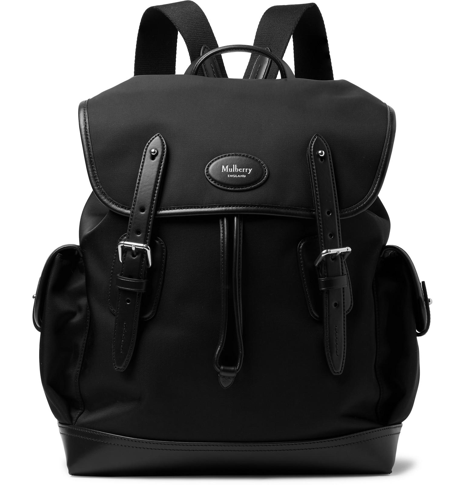 mulberry black backpack