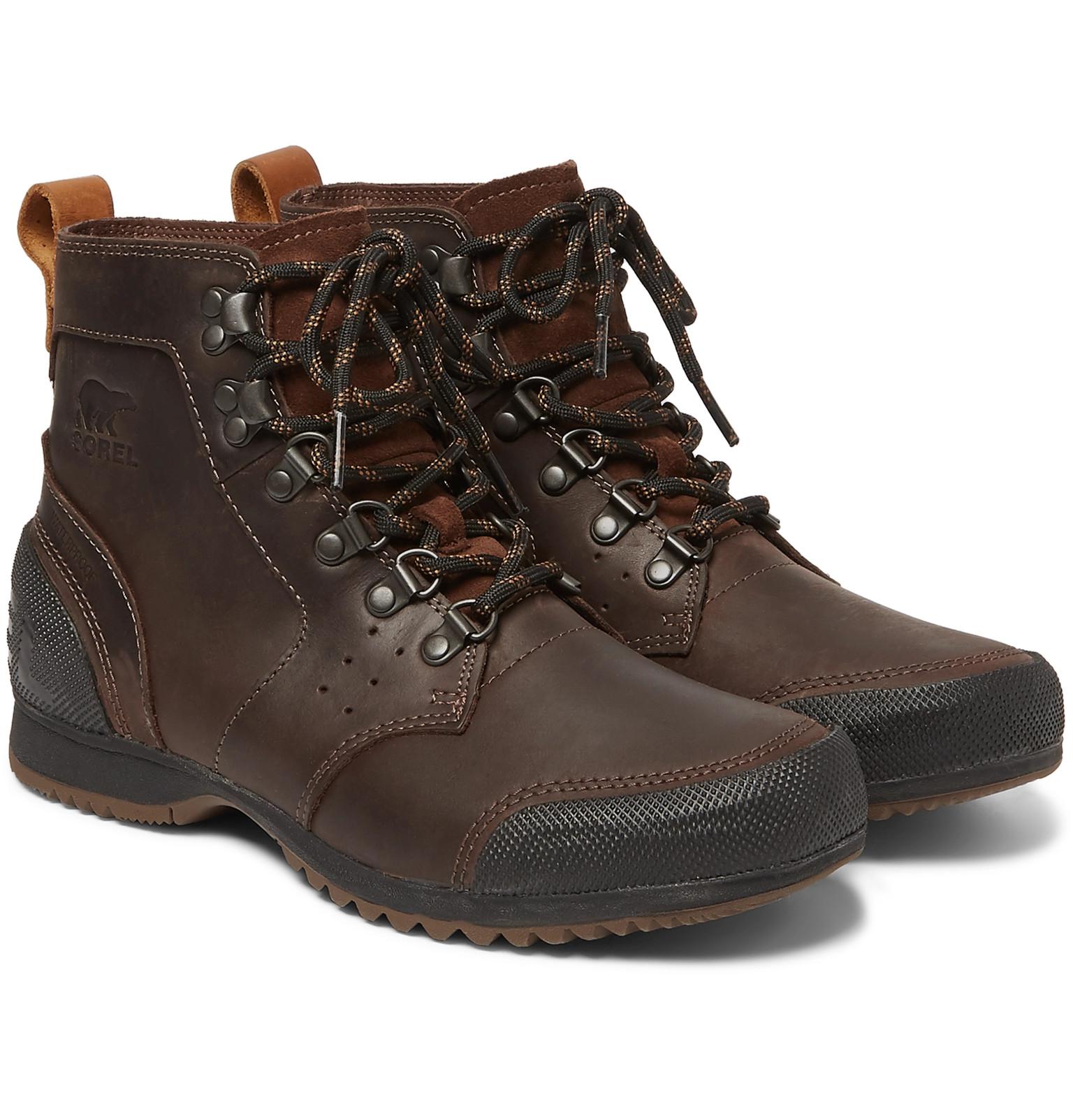 sorel ankeny waterproof leather boot