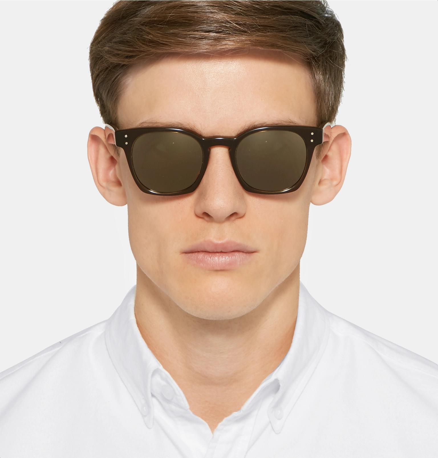 Oliver Peoples Byredo D-frame Acetate Polarised Sunglasses in 