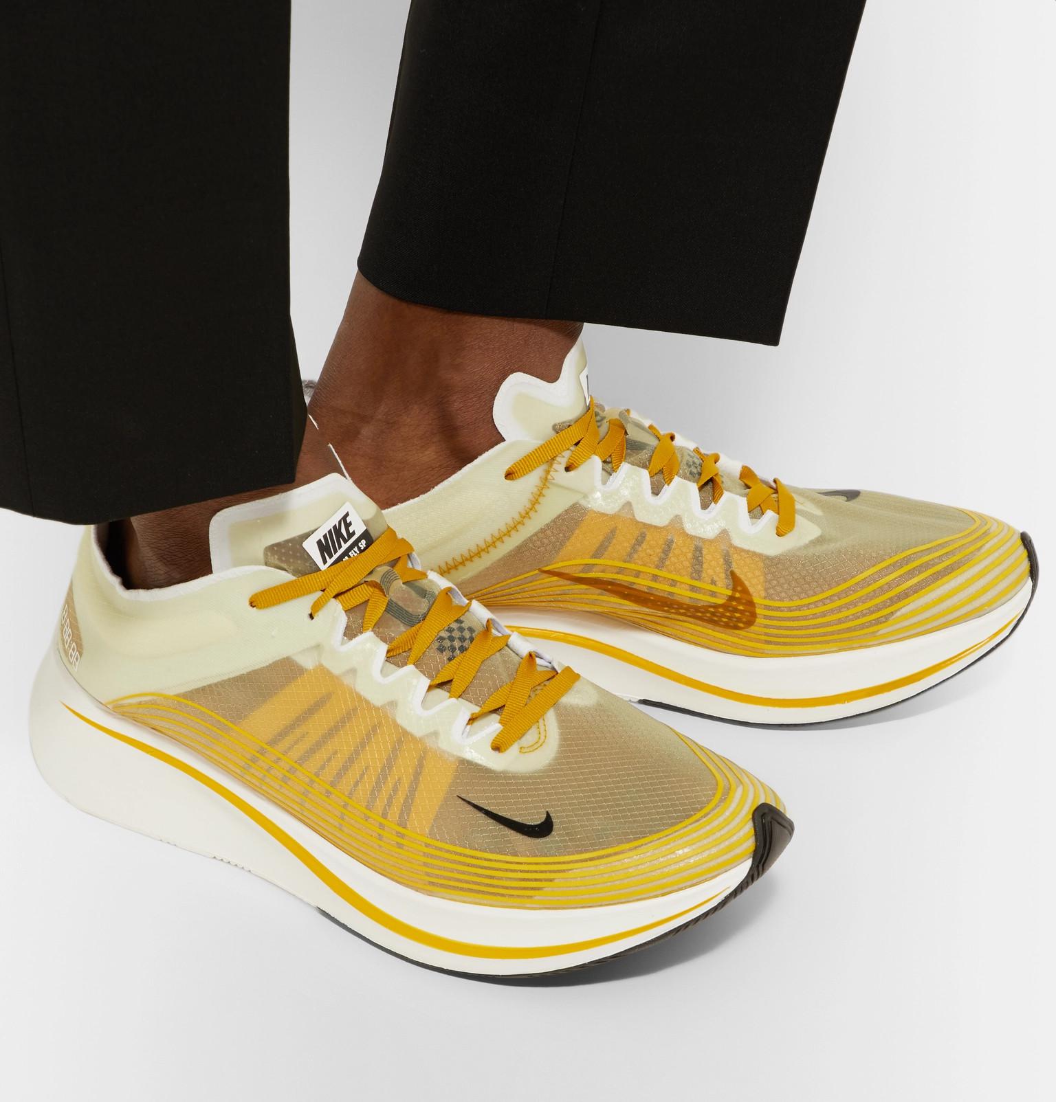 nike zoom fly yellow