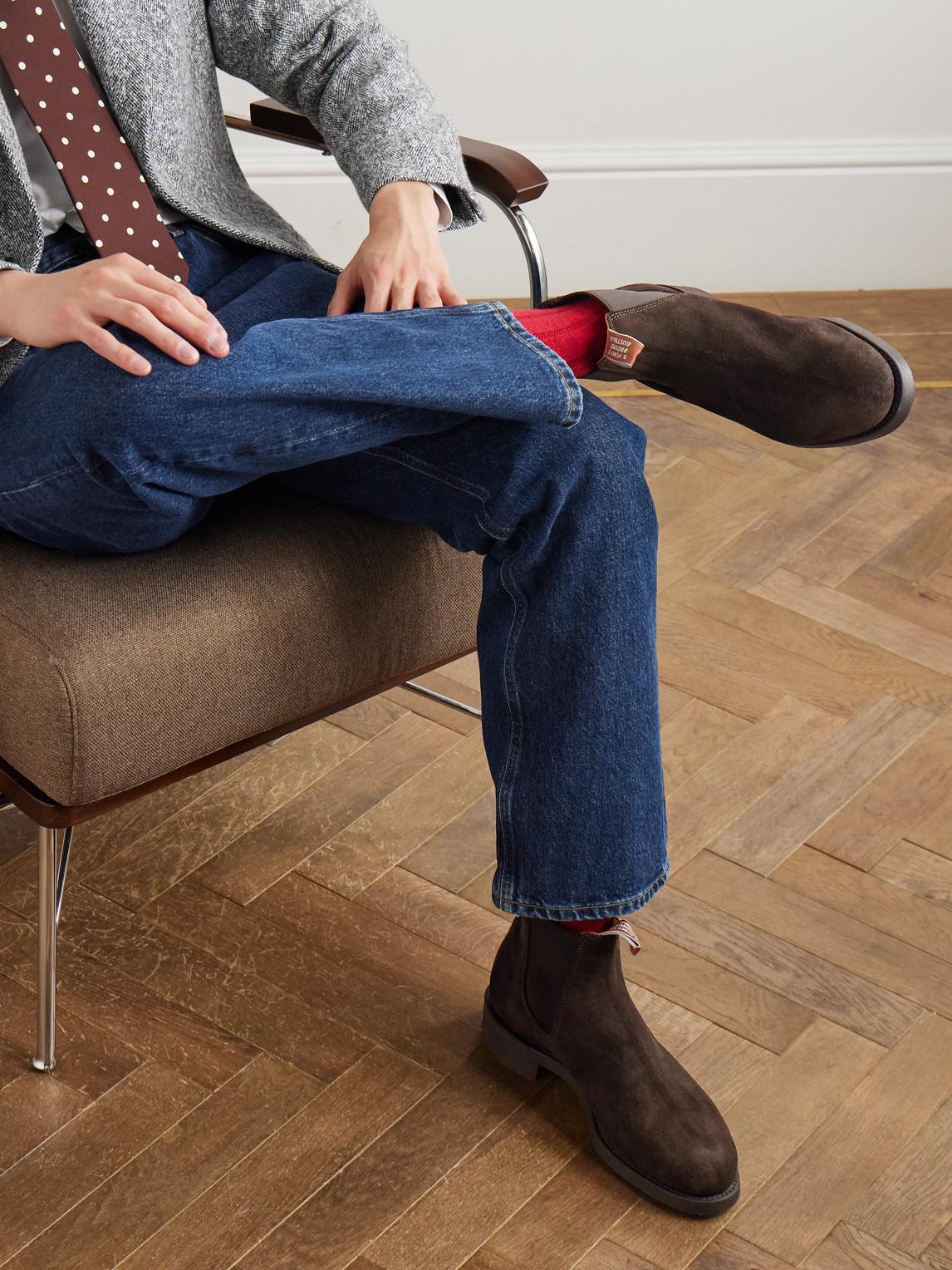 Rm Williams Gardener Chelsea Boots Gardener Suede Chelsea Boots In