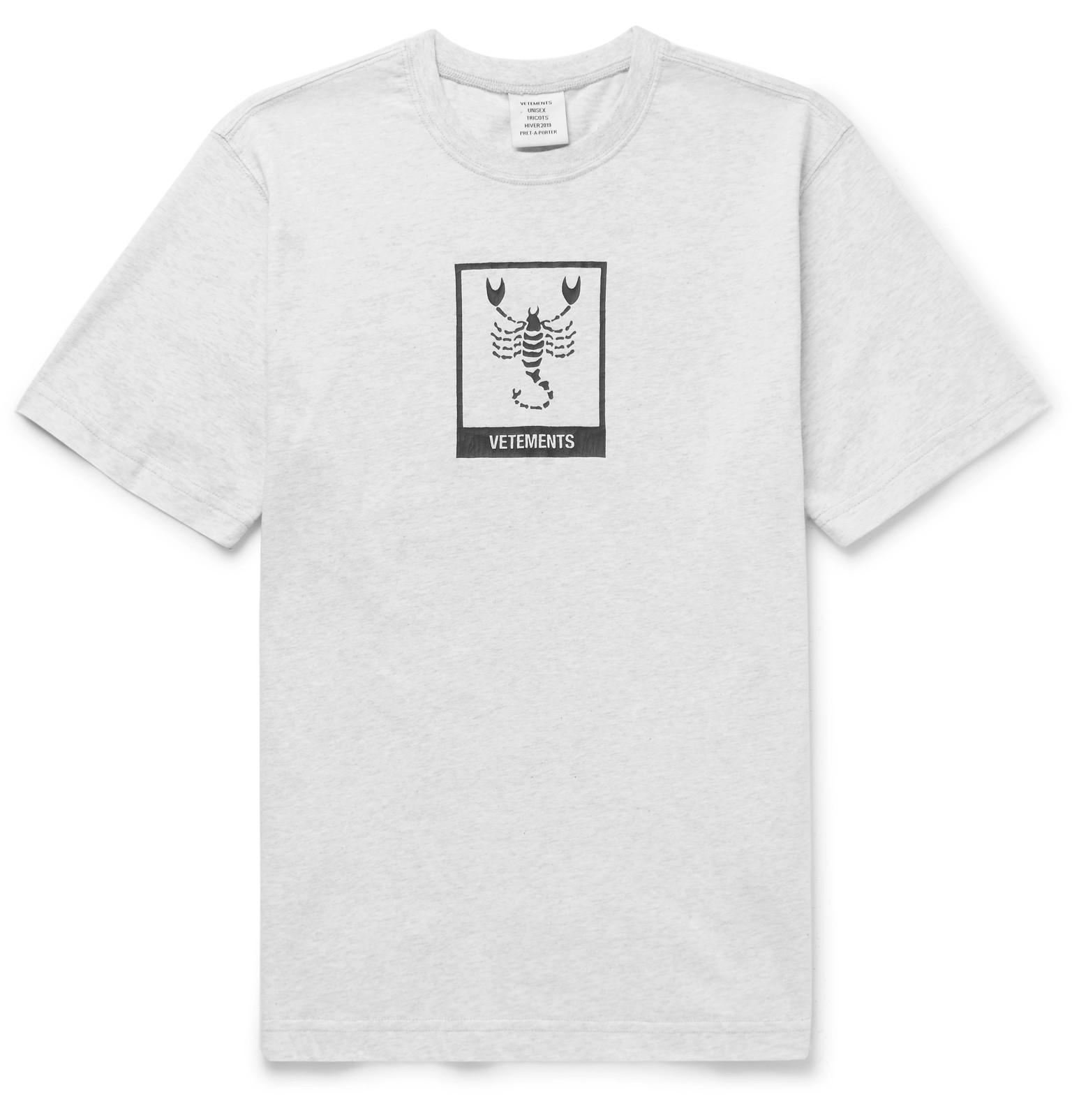 Vetements Scorpio Printed Cotton-jersey 