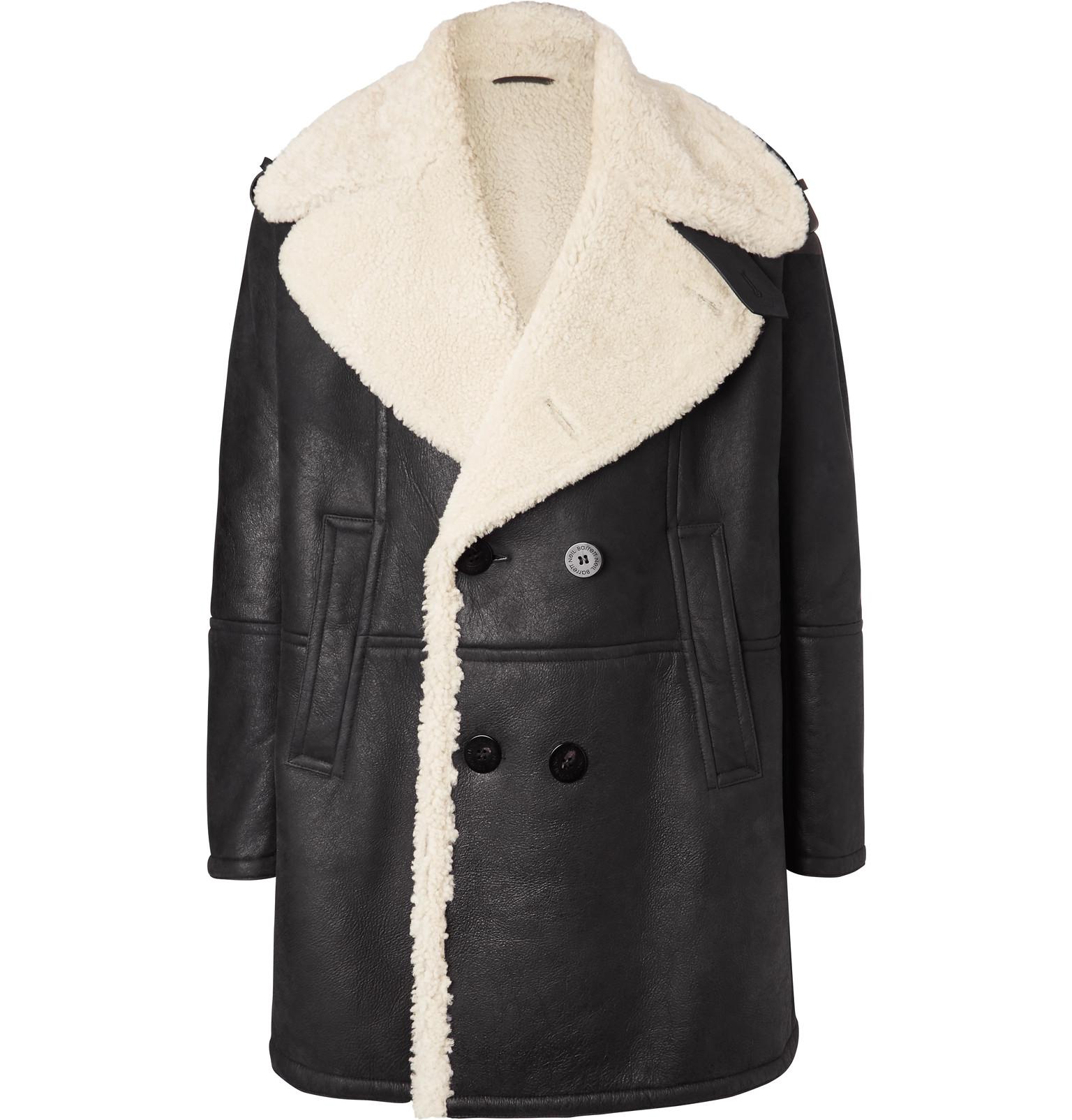 neil barrett shearling jacket