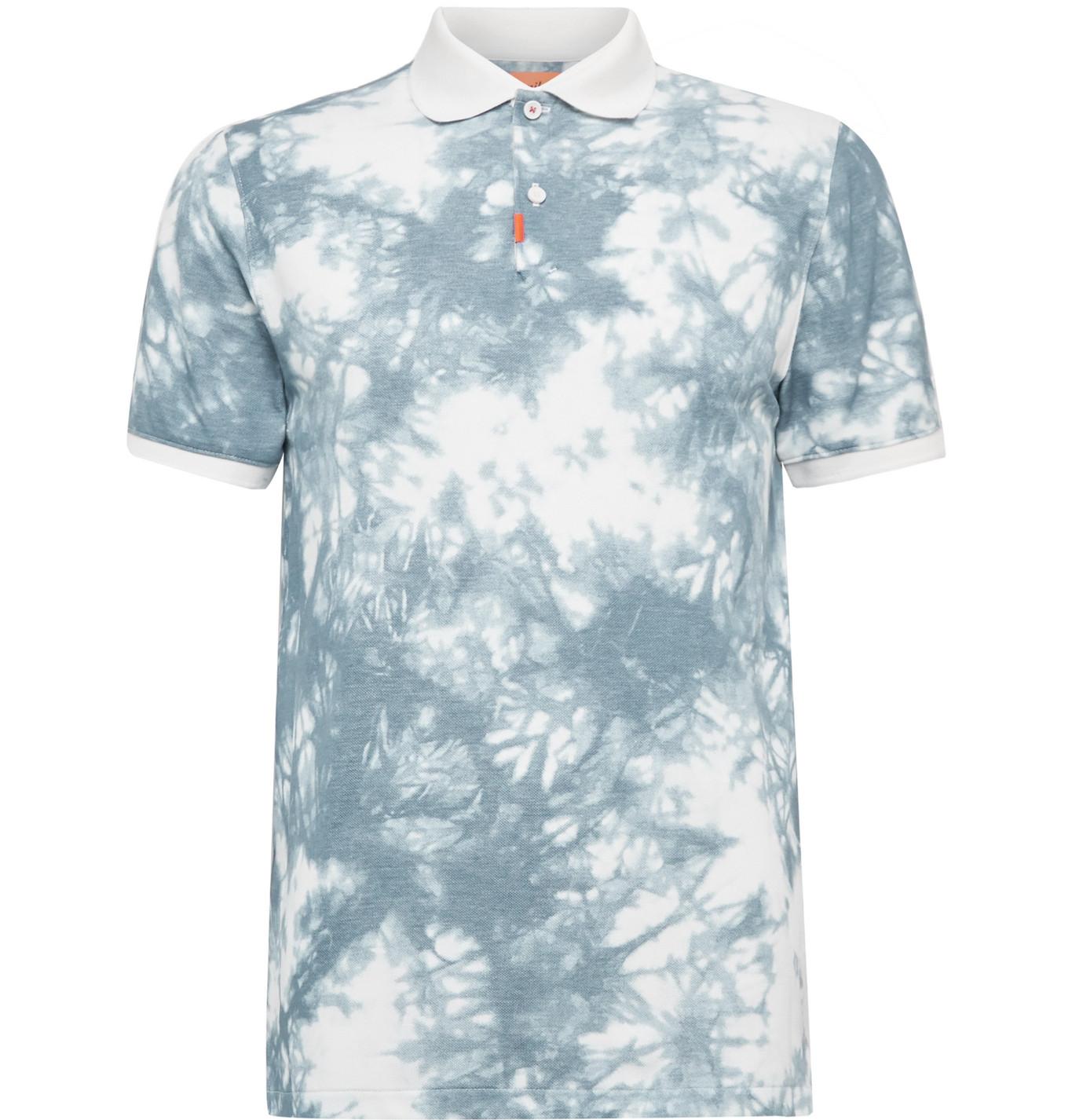 Nike Tie-dyed Dri-fit Polo Shirt in Blue (White) for Men | Lyst