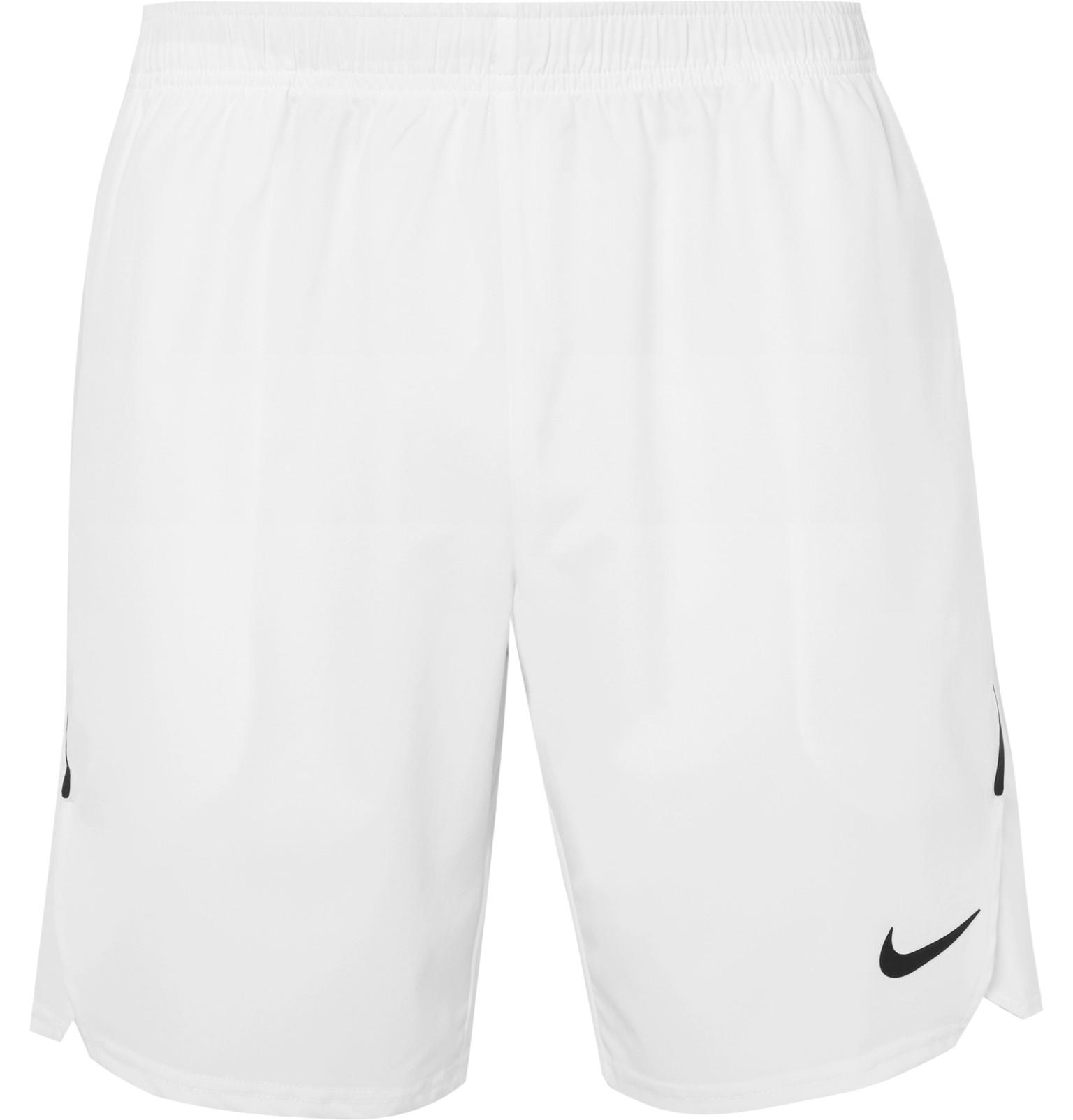 Nike Nikecourt Flex Ace Slim-fit Dri-fit Tennis Shorts in White for Men |  Lyst