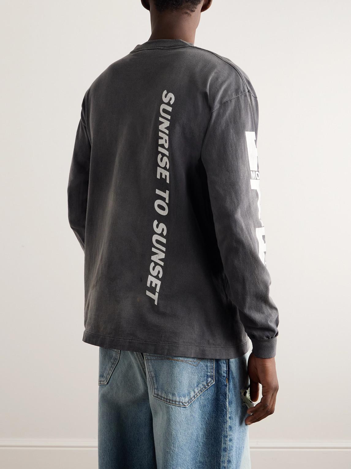 SAINT Mxxxxxx Pay Money To My Pain Printed Distressed Cotton