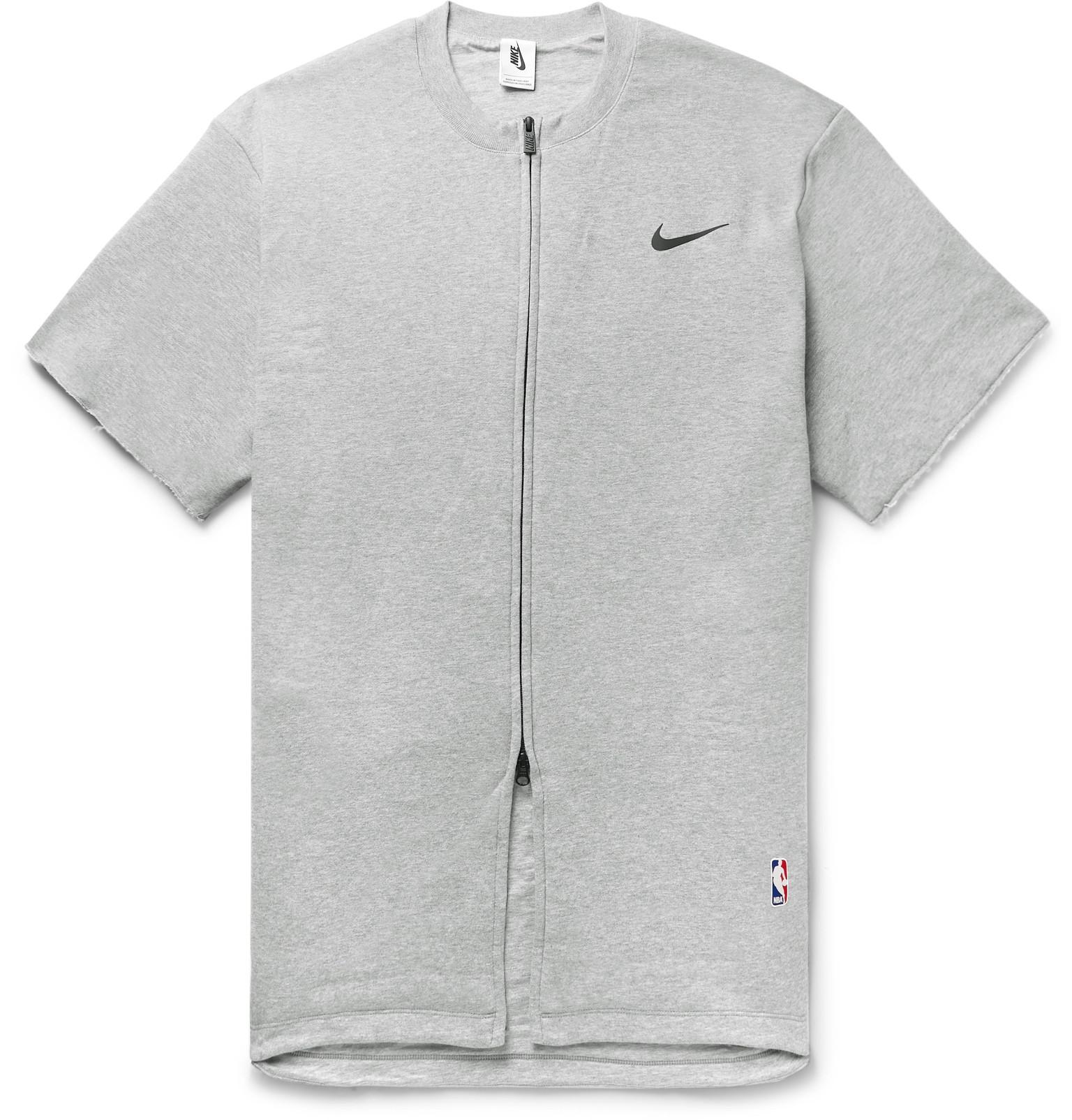 nike fear of god shooting shirt