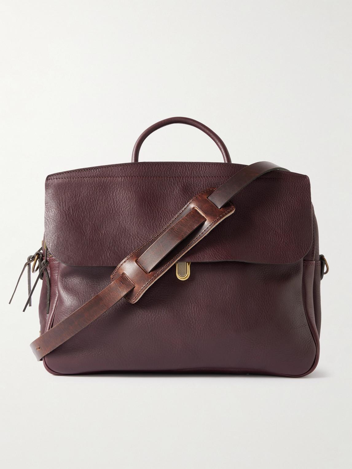 Leather Briefcase Bleu De Chauffe Briefcase Sac Folder I Sac Porte