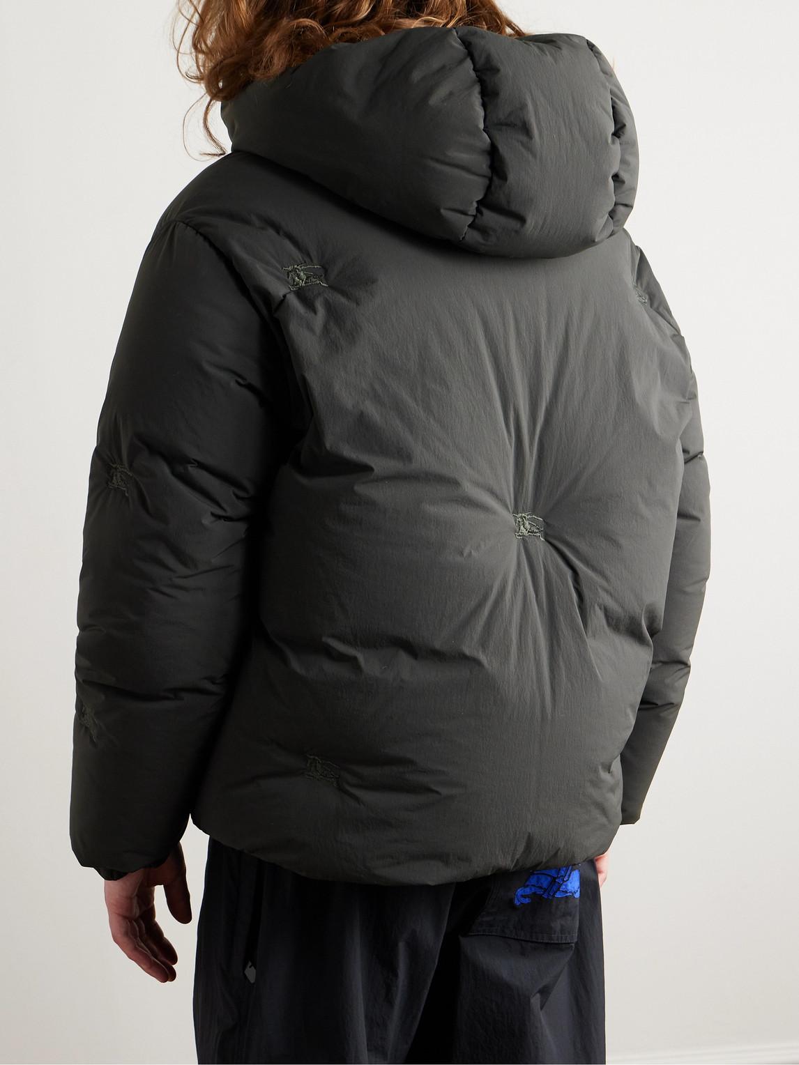 Burberry Daunenjacke aus gestepptem Shell mit Kapuze und