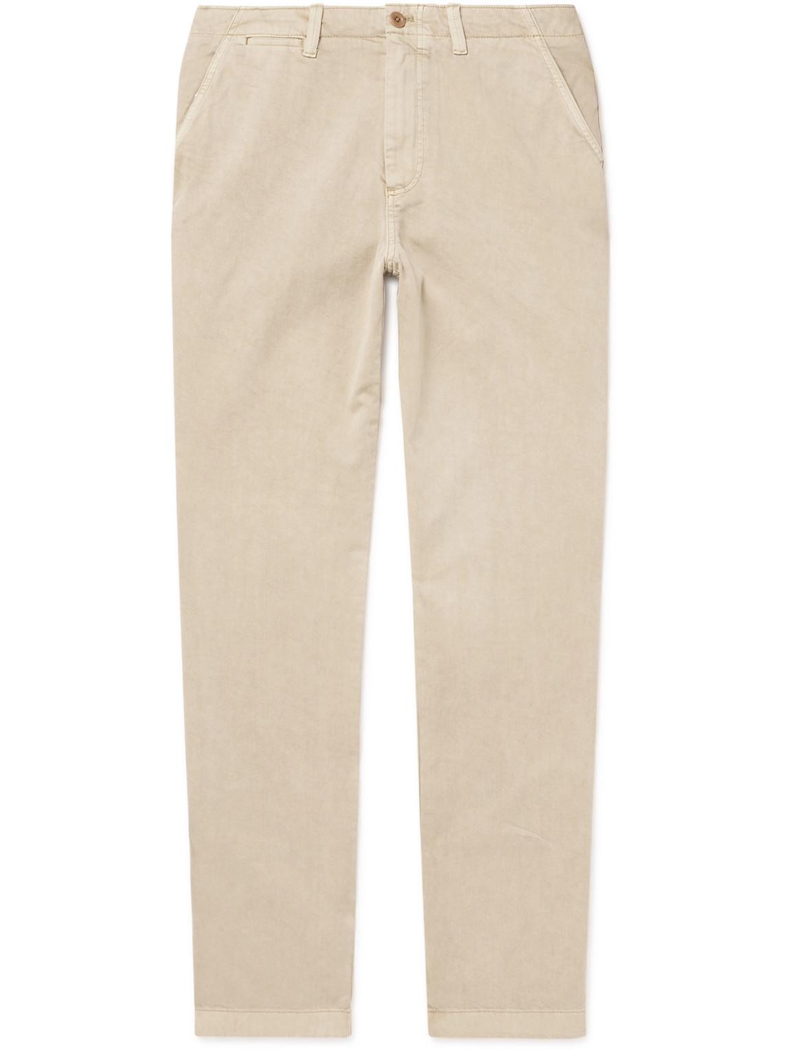 Outerknown Nomad Slim-fit Straight-leg Garment-dyed Organic Cotton ...