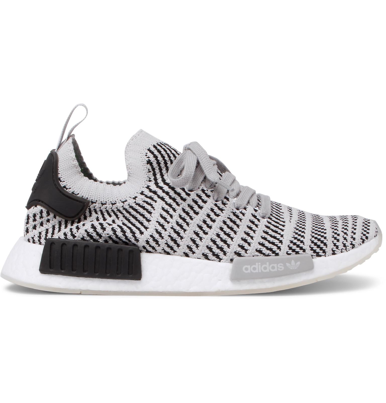 adidas originals nmd r1 stealth primeknit trainers in off white