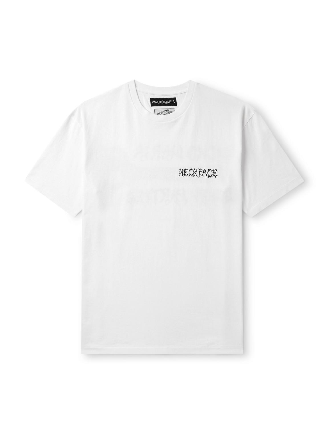 WACKO MARIA Logo-Print Cotton-Jersey Tシャツ 楽天市場】WACKO MARIA ワコマリア Tシャツ サイズ:M 21SS