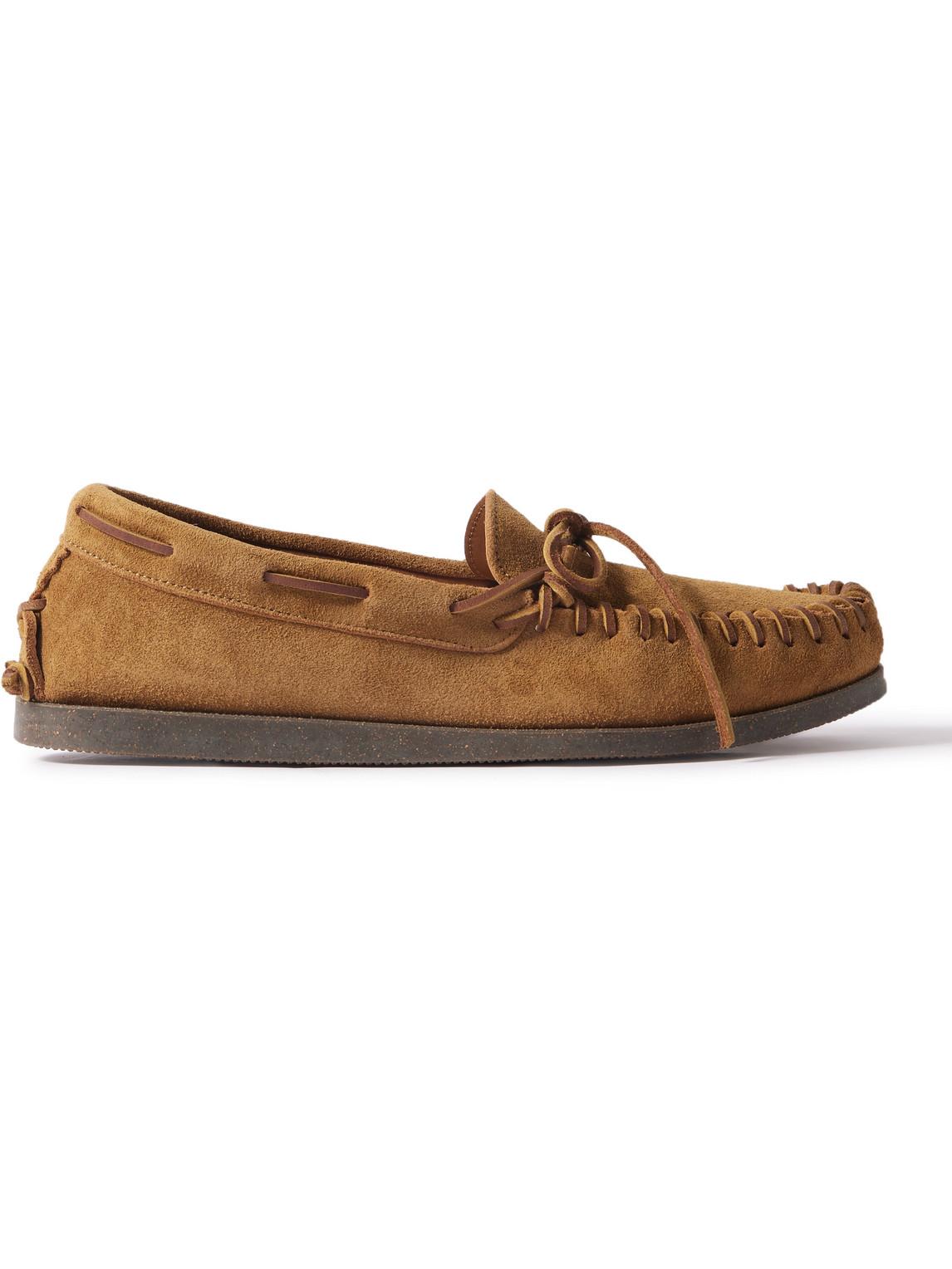 Todd Snyder Yuketen Mocischia Horsebit Brown Suede Loafers Sz 11.  Box10 Shoes | Todd Snyder Yuketen Mocischia Horsebit Suede Brown  main image 4