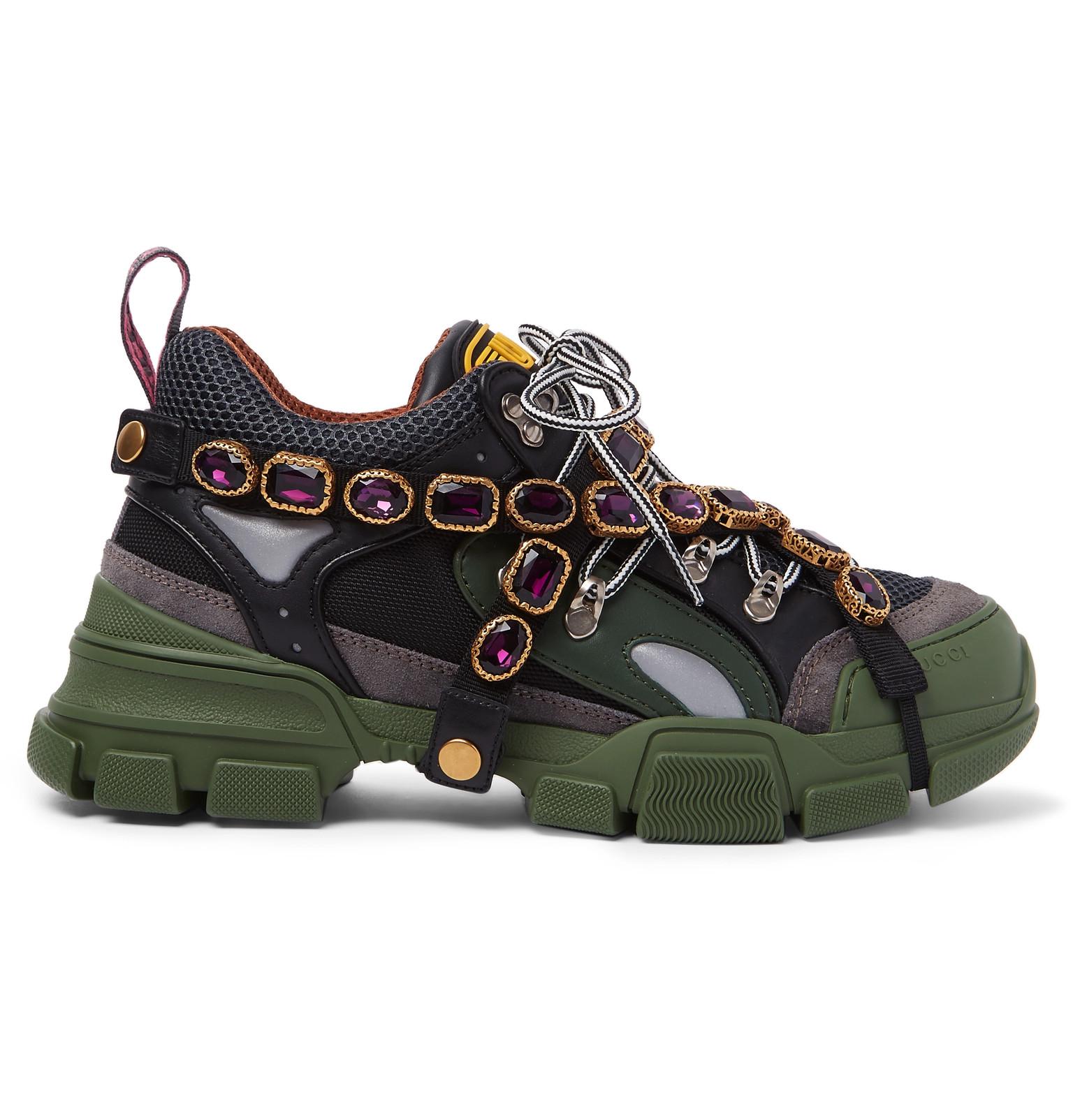 gucci green flashtrek