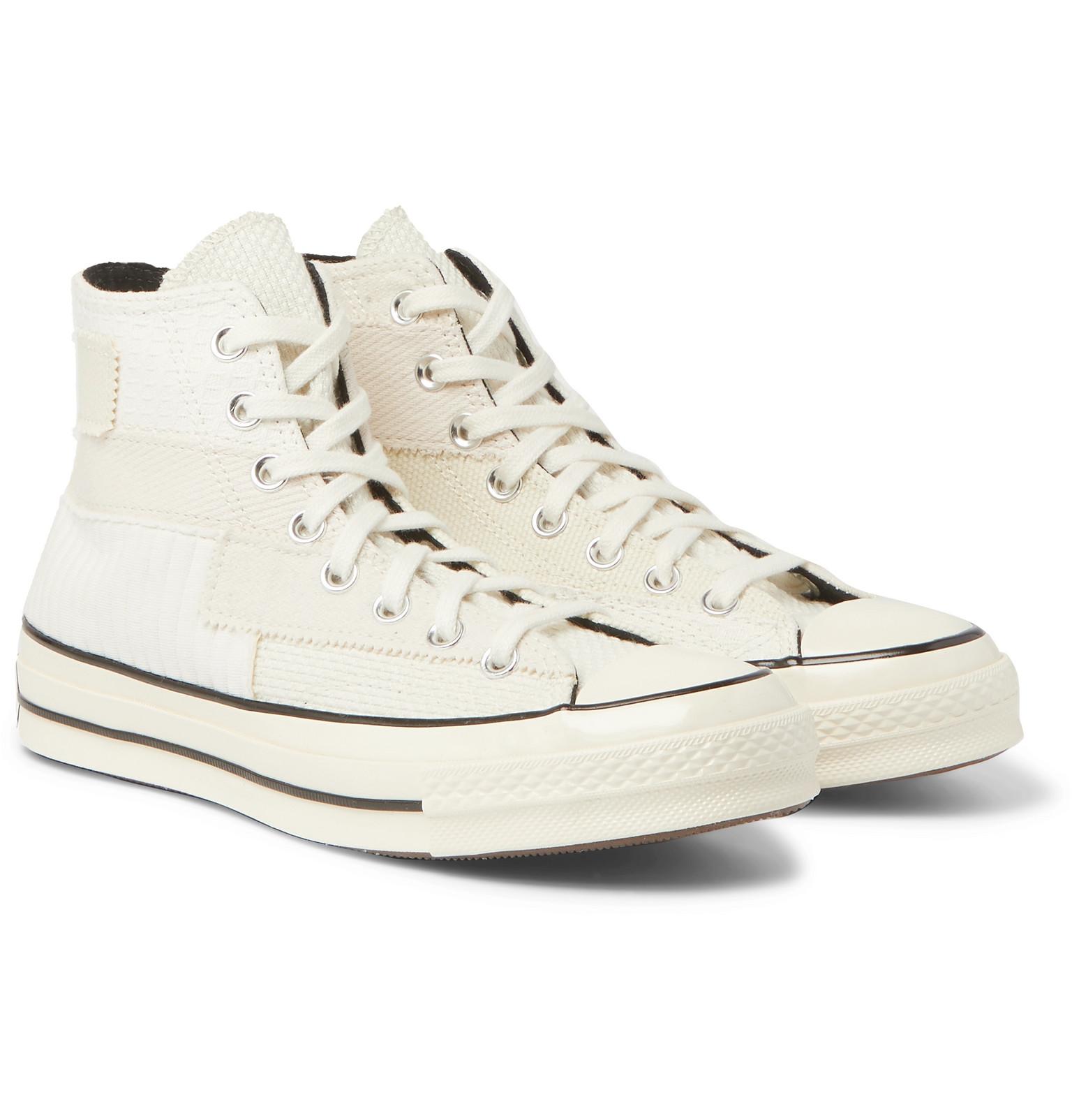 Converse Mono Patchwork Chuck 70 Sneakers in White for Men | Lyst