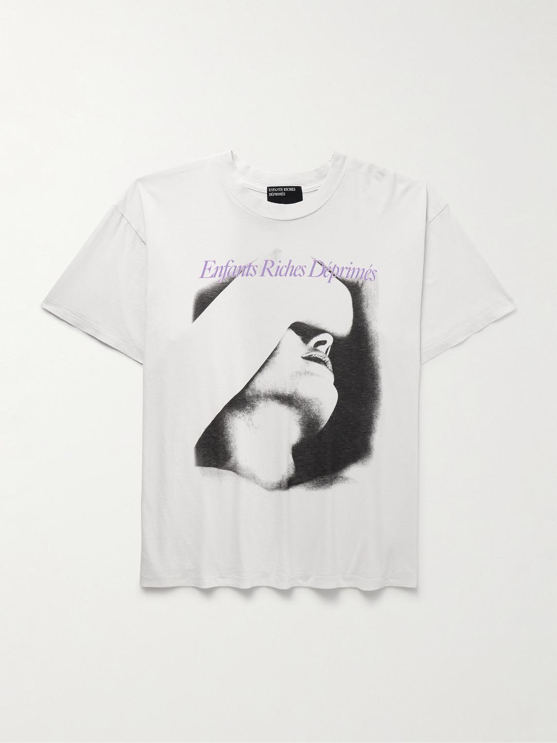 Enfants Riches Deprimes Chained To A Cloud Printed Cotton-jersey T