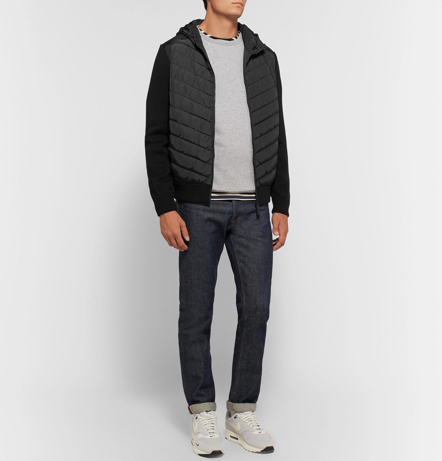Canada Goose Hybridge Merino Wool And Quilted Shell Down Jacket Zip-up ...