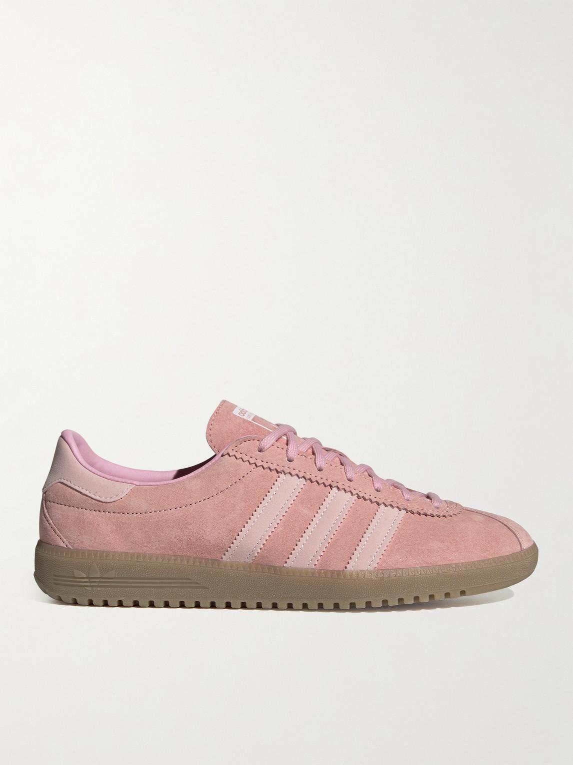 adidas Originals Bermuda Suede Sneakers in Pink for Men