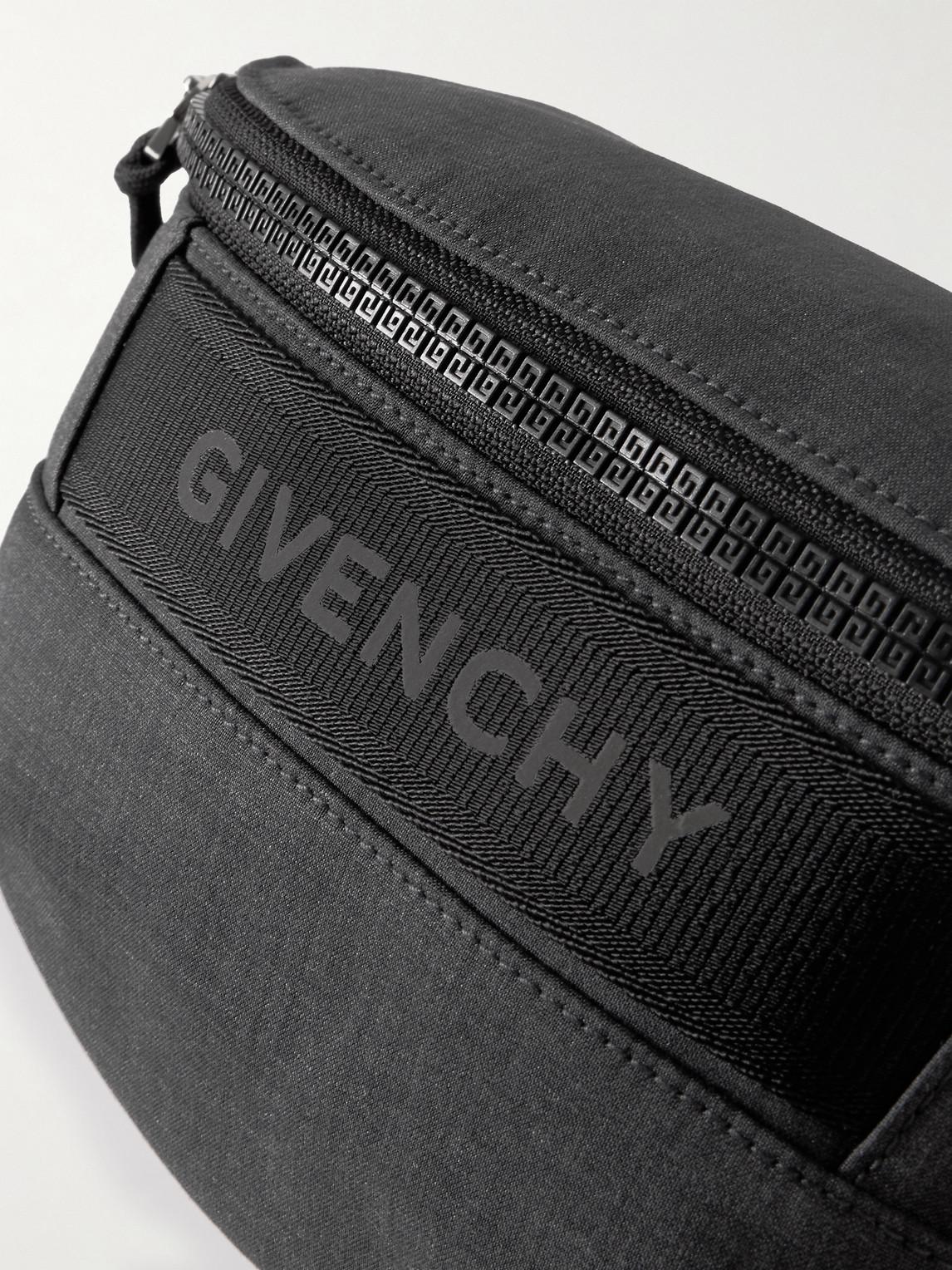 Givenchy G Trek Logo Appliqued Webbing Trimmed Ripstop Belt Bag in Black for Men Lyst UK