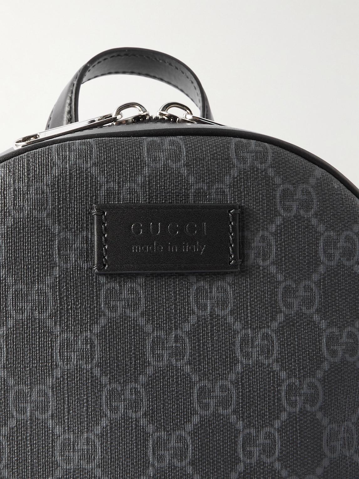 Gucci backpack stripe hotsell