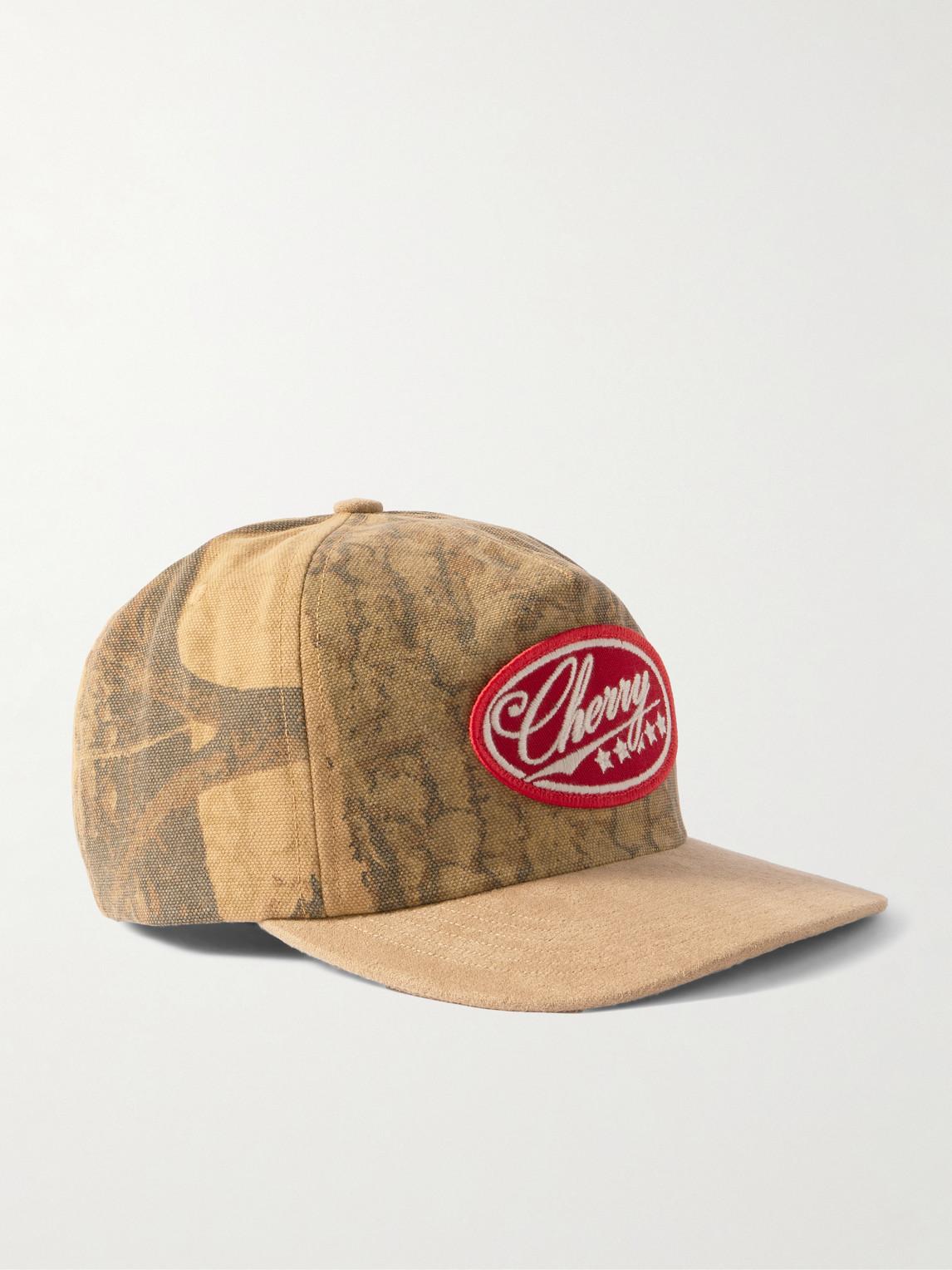 CHERRY LA Five Star Logo-appliquéd Printed Cotton-canvas Baseball Cap ...